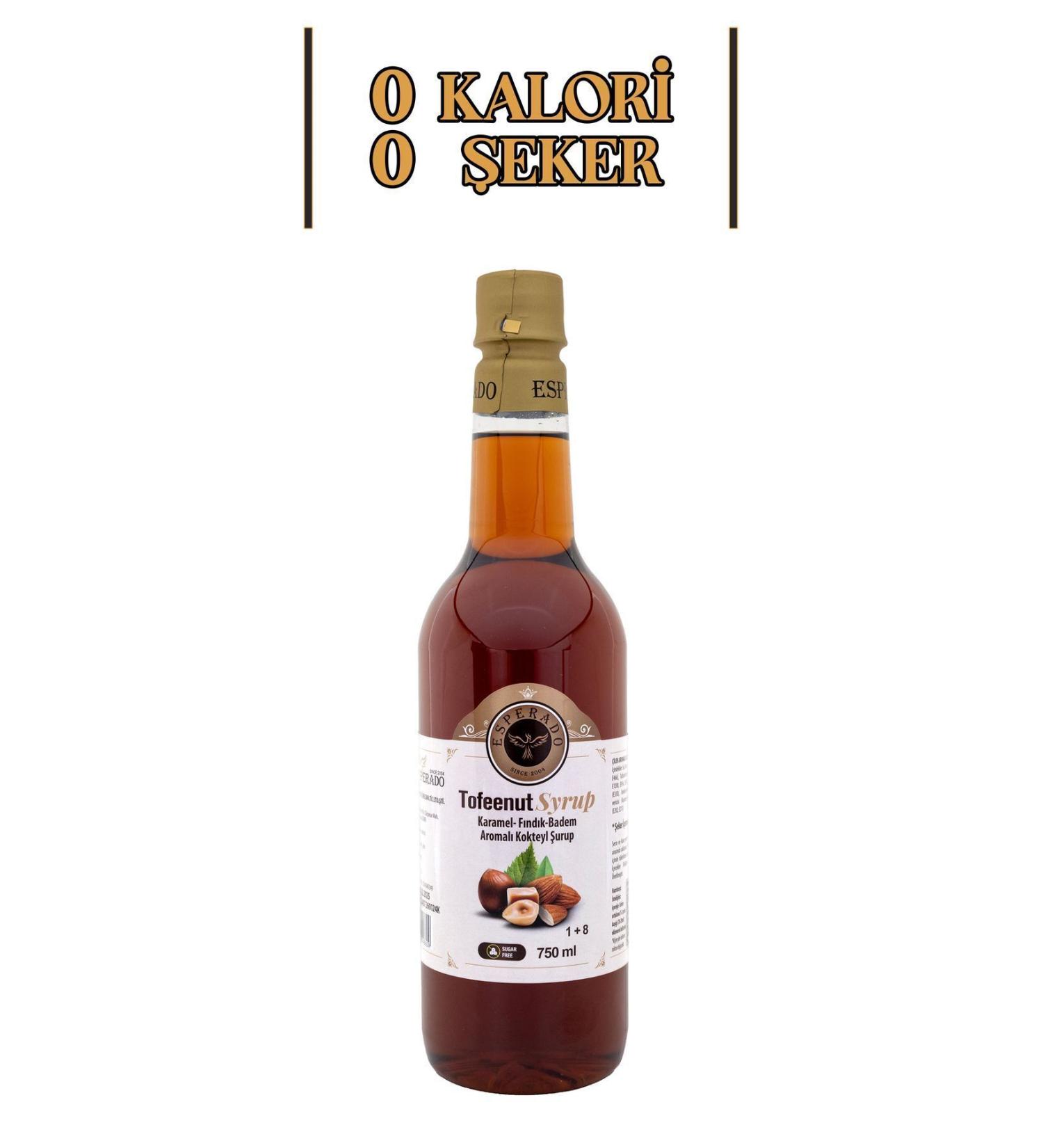 ESPERADO Sugar Free (SUGAR FREE) Toffnut Flavored Coffee & Cocktail Syrup - 750 ml - Buy Online on GoSupps.com
