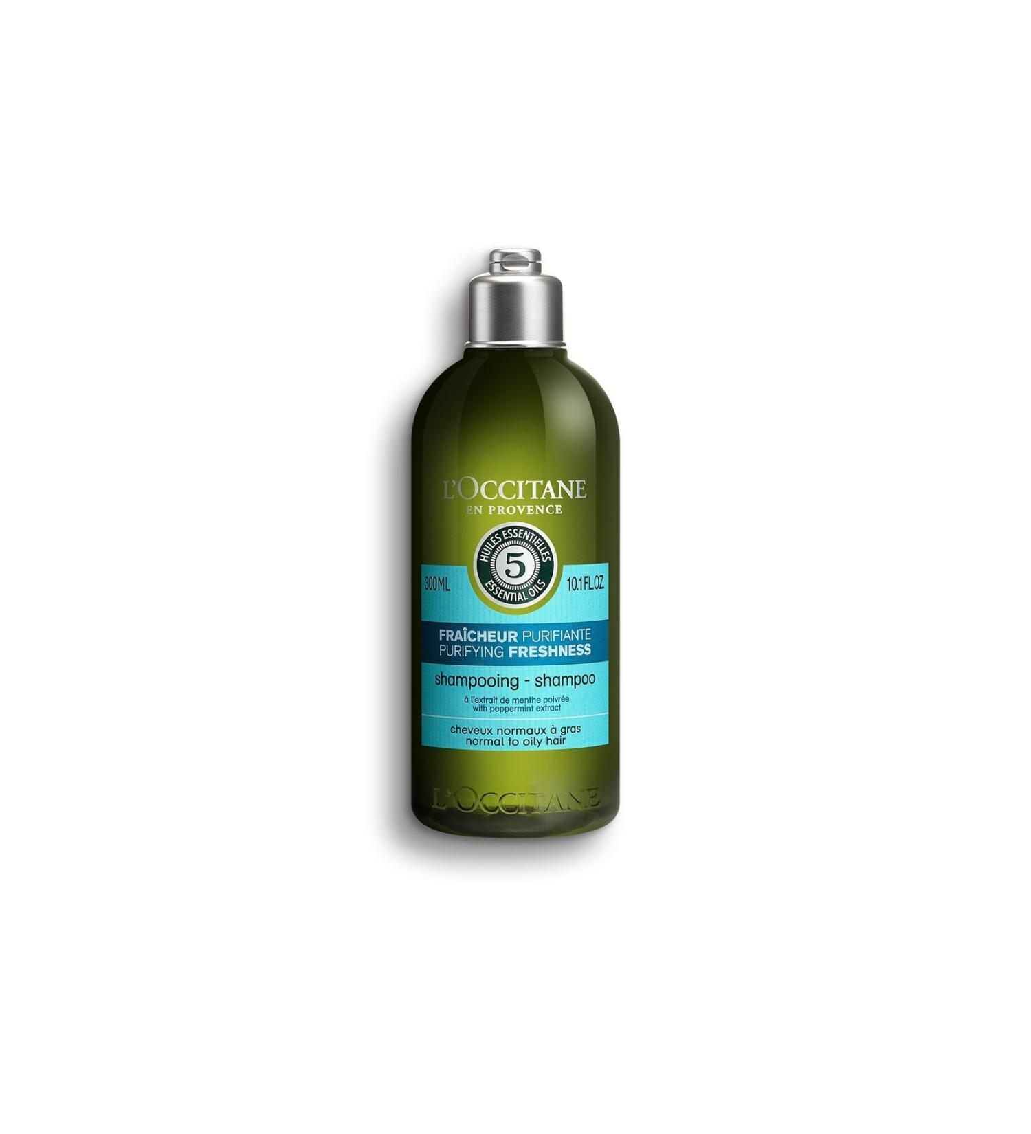 L'Occitane Aromachology Purifying Freshness Shampoo - Aromachology Purifying & Revitalizing Shampoo - 300 ml - Buy Online on GoSupps.com