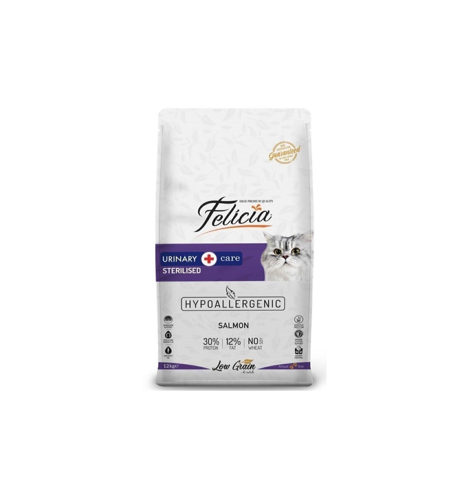 Felicia Salmon Sterilized Cat Food 12 Kg