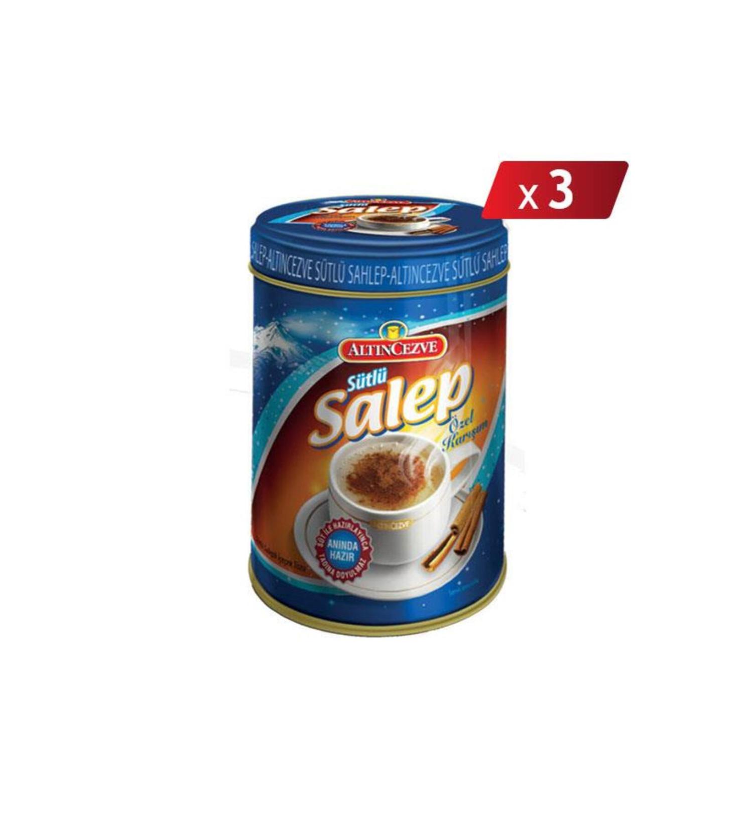 Alt ncezve Tin Milk Salep 250 gr - 3 Pack