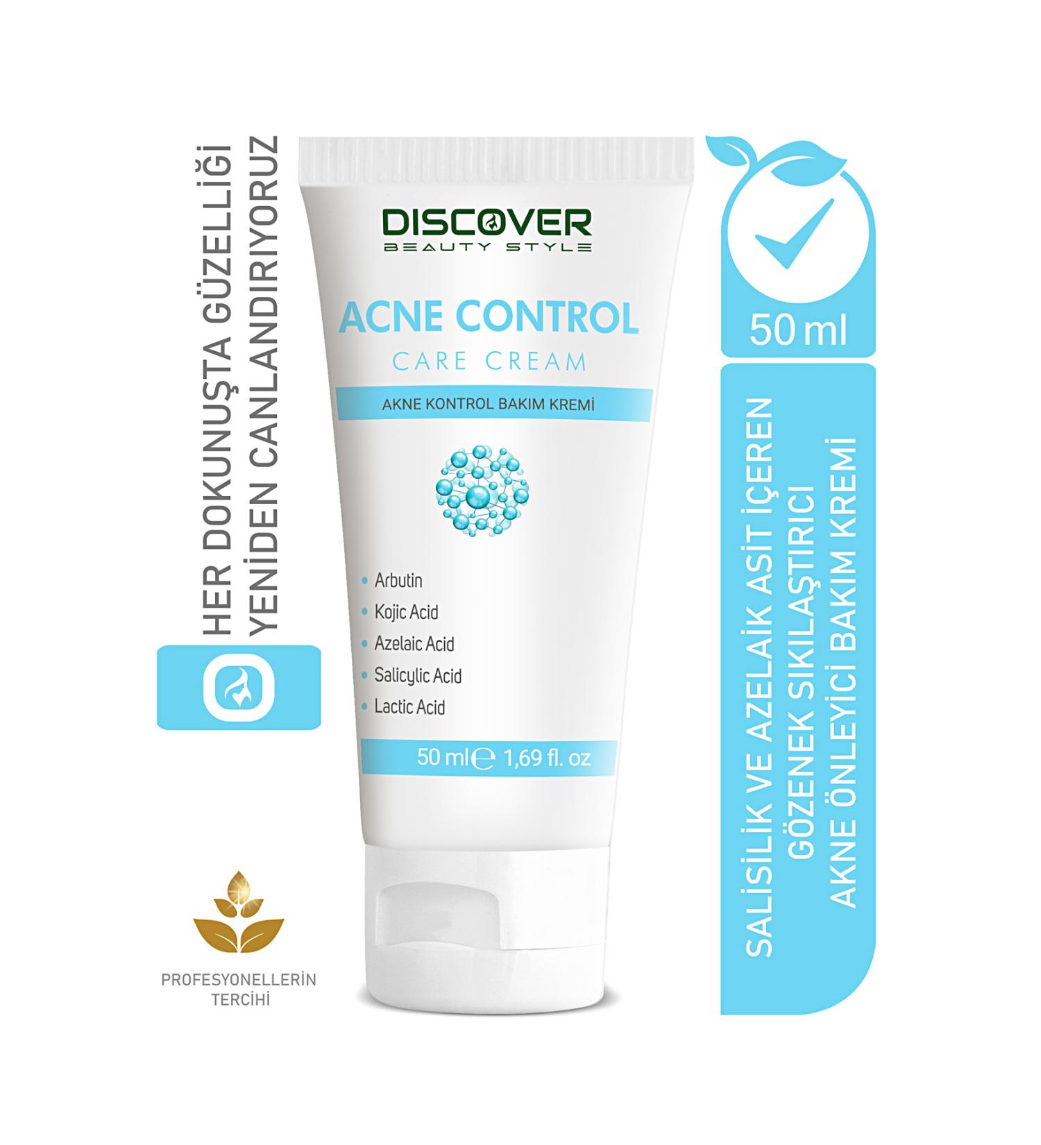 Discover Beauty Style Blackhead and Pimple Anti Acne Control Care Cream 50 ml - Buy Online on GoSupps.com