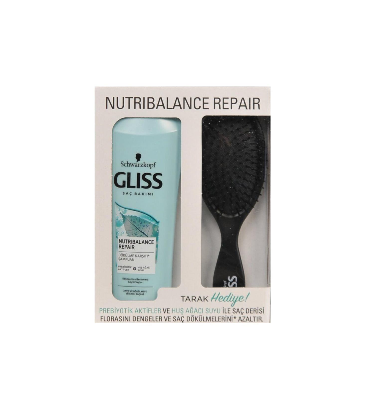 Gliss Nutribalance Repair 500 Ml Shampoo Comb