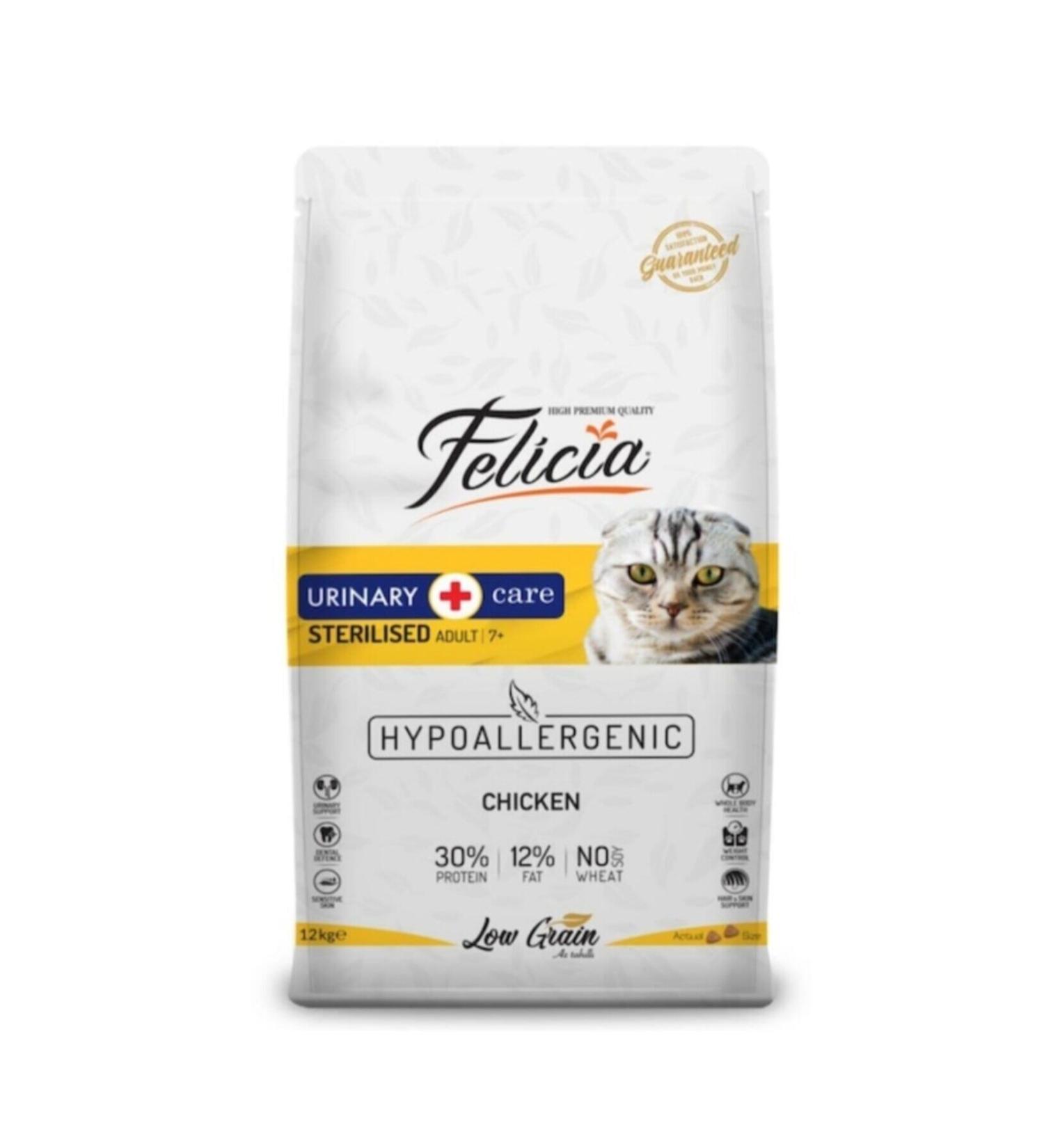 Felicia Chicken Sterilized Adult Cat Food 12 Kg