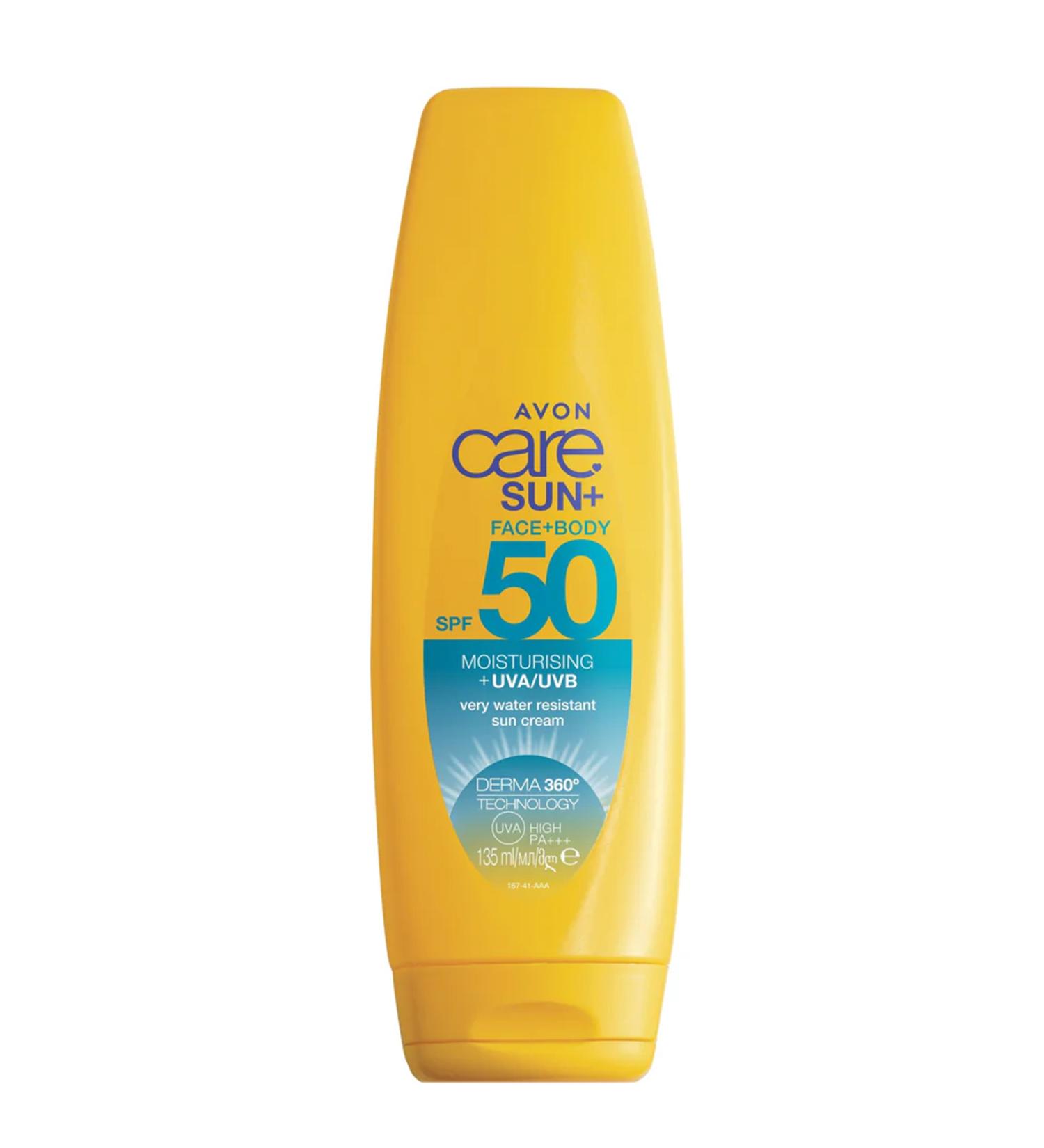 Avon Care Sun+ Sun Cream for Face and Body SPF50 135 ml