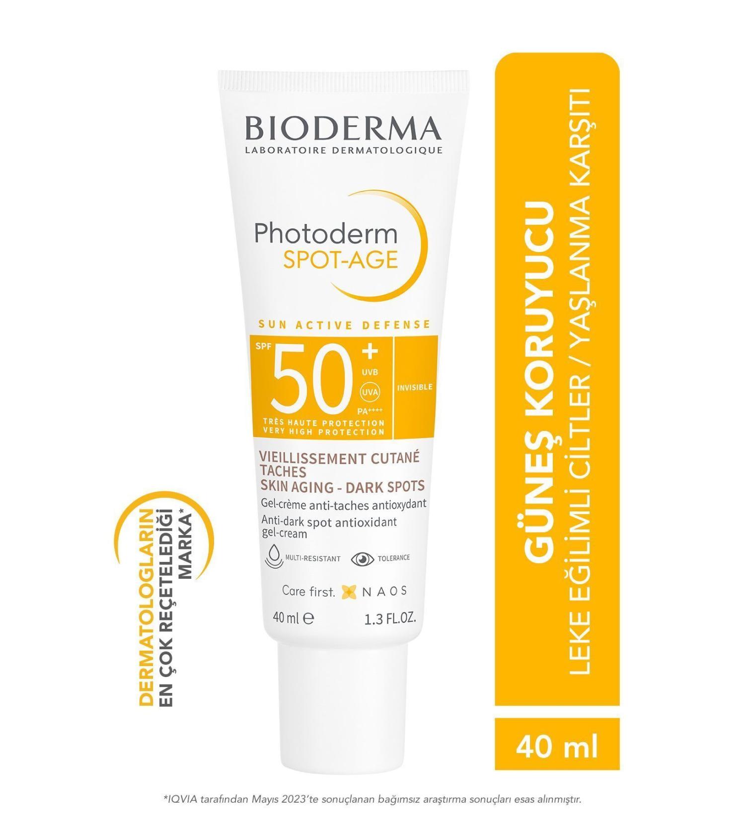 Bioderma PHOTODERM SPOT AGE SPF50+ SKIN BRIGHTENING HIGH PROTECTION SUN CREAM 40 ML PSSN2871 - Buy Online on GoSupps.com
