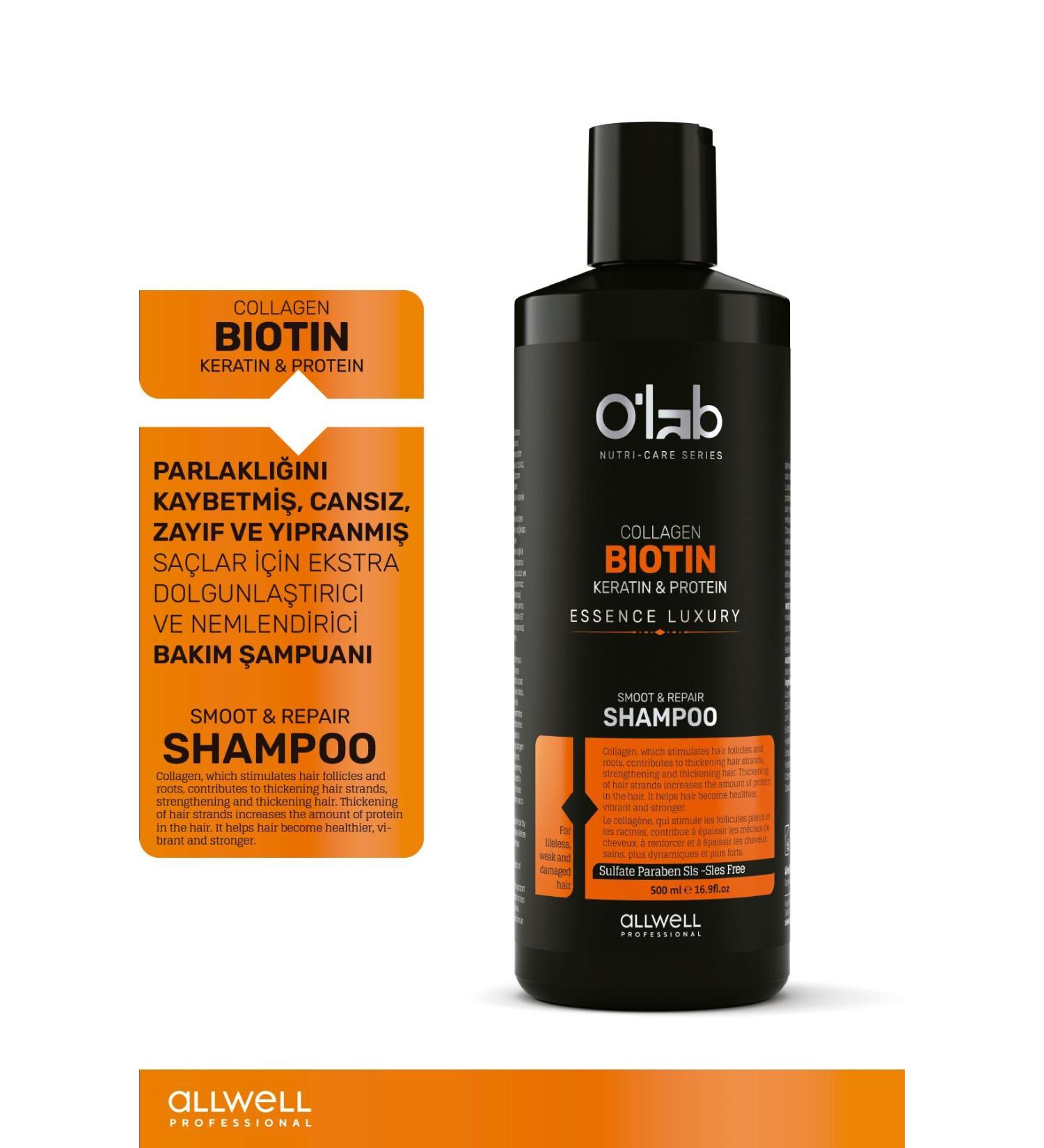 Olab Hair Care CARE SHAMPOO FOR LOST SHINE LIFELESS WEAK AND DAMAGED HAIR
