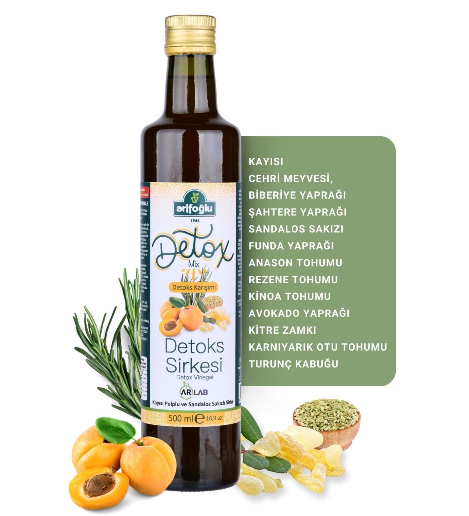Arifo lu Detox Vinegar Apricot Pulp and Sandalwood Gum Vinegar 500ml DRINKING. Detox Vinegar