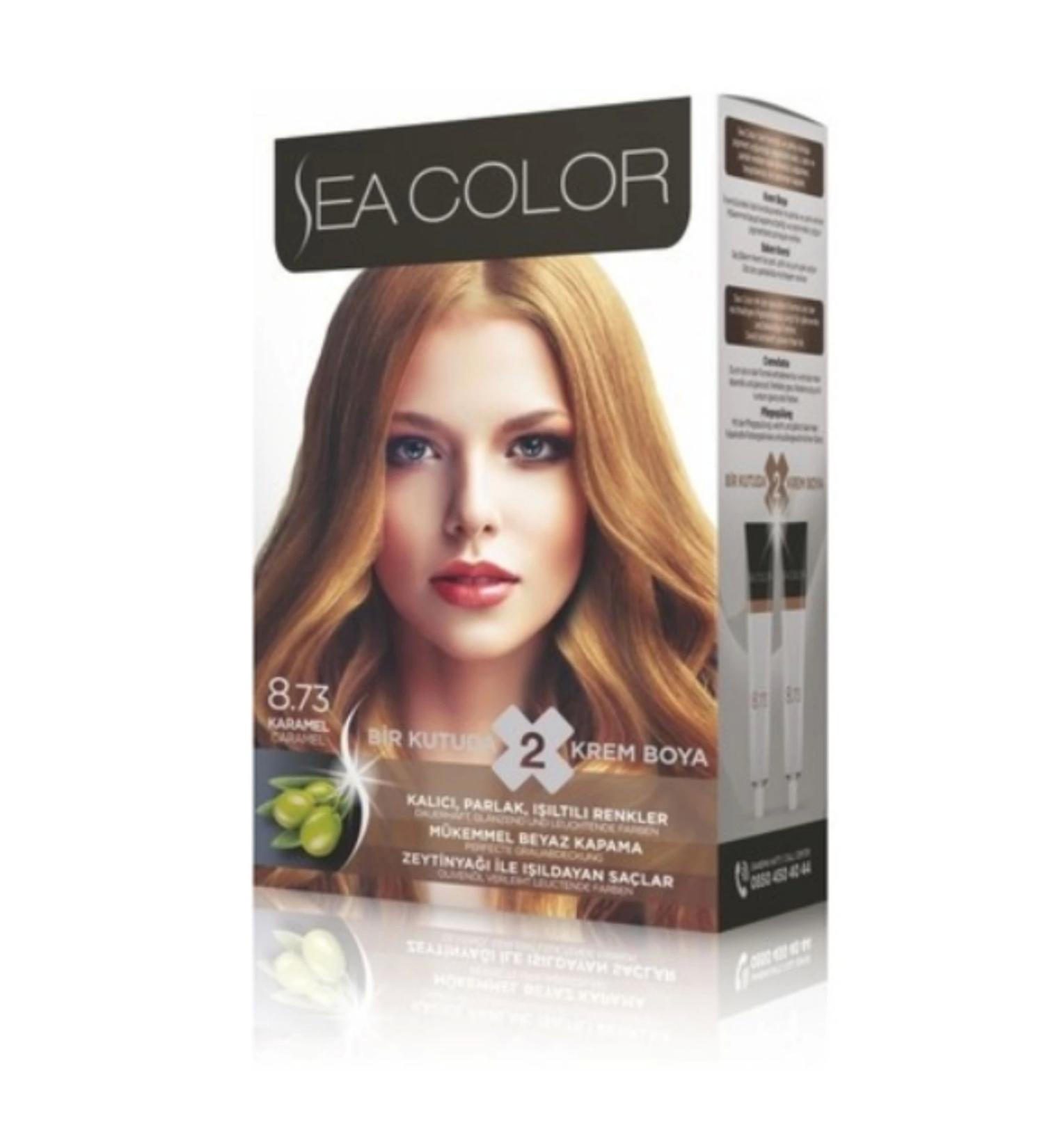 Sea Color Hair Dye Caramel 8/73 100 ml