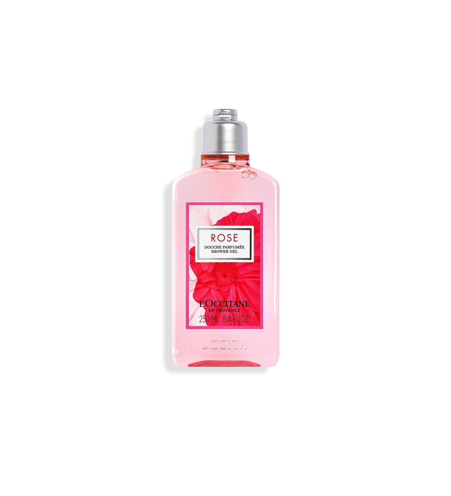 L'Occitane Rose Shower Gel - Lightly Scented Rose Shower Gel - 250 ml