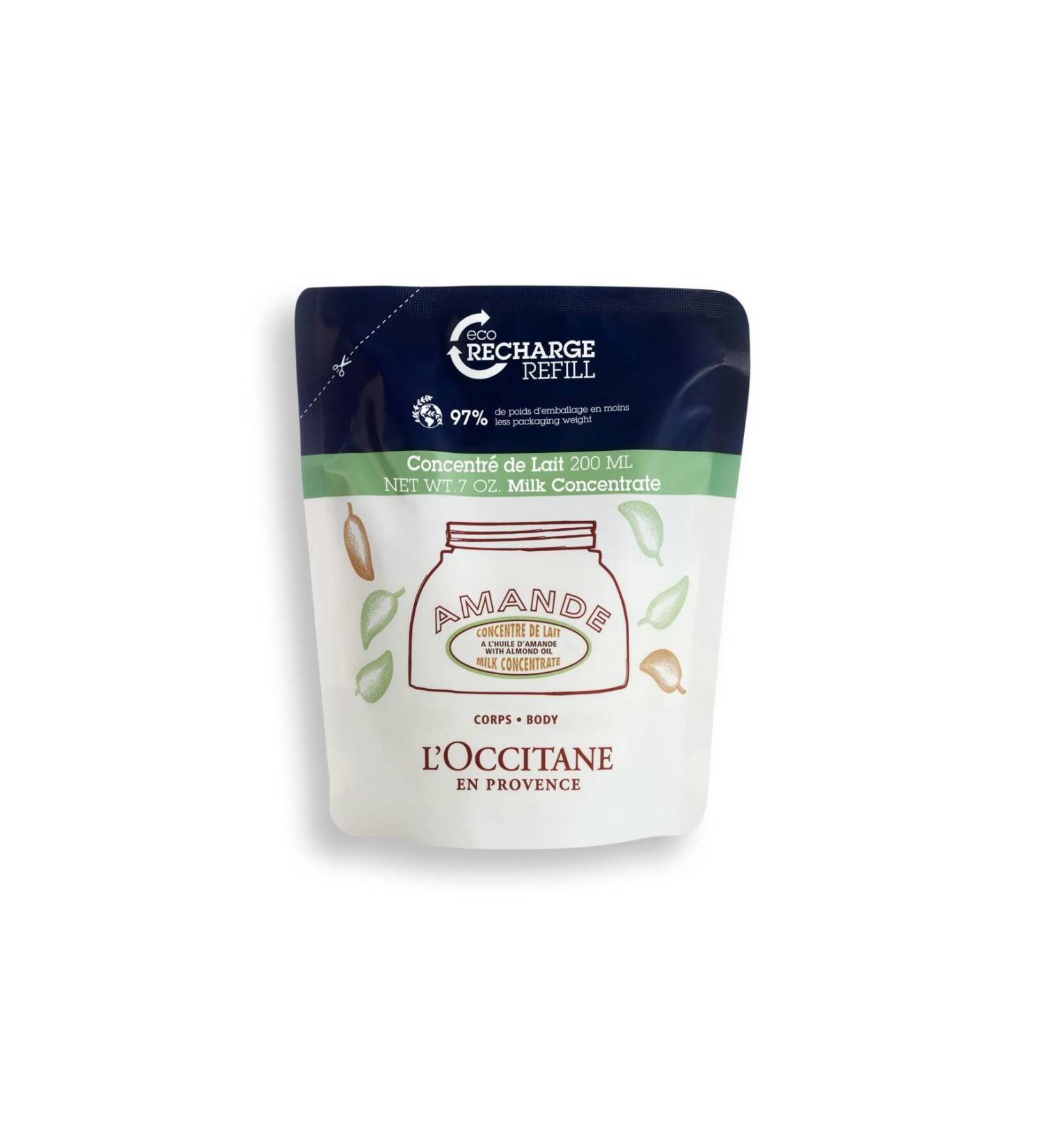 L'Occitane Almond Milk Concentrate Eco-refill - Almond Moisturizing Body Cream Eco-refill