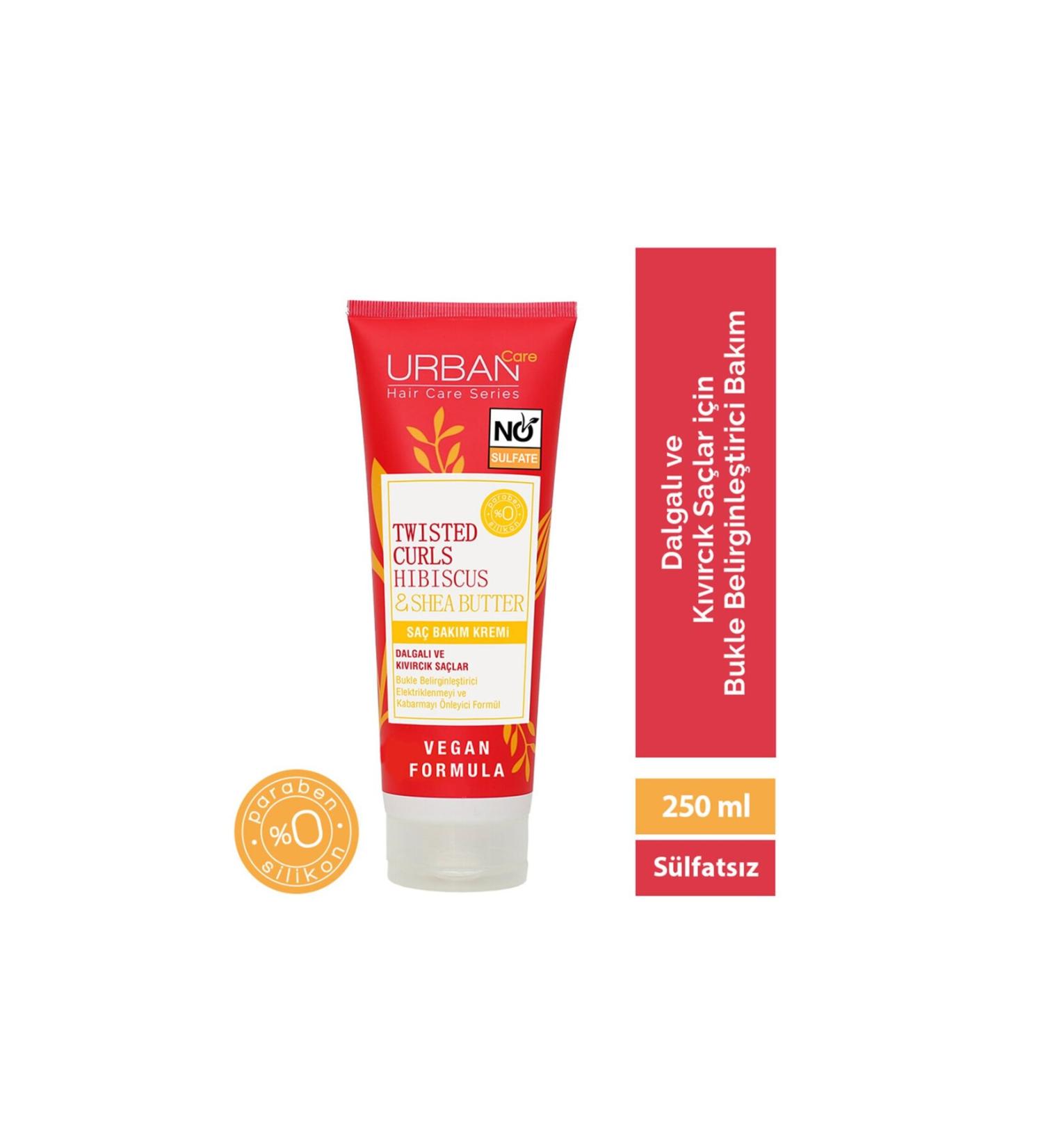 Urban Care Curl Hibiscus Sulfate-Free Hair Care Cream 250ml - Buy Online on GoSupps.com