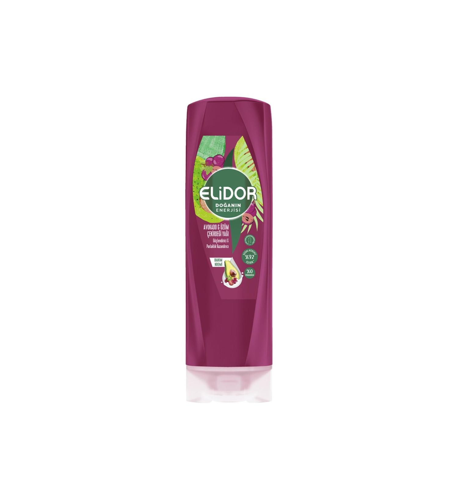 Elidor Hair Care Cream Avocado and Grape Seed Oil 350 ml - Buy Online on GoSupps.com