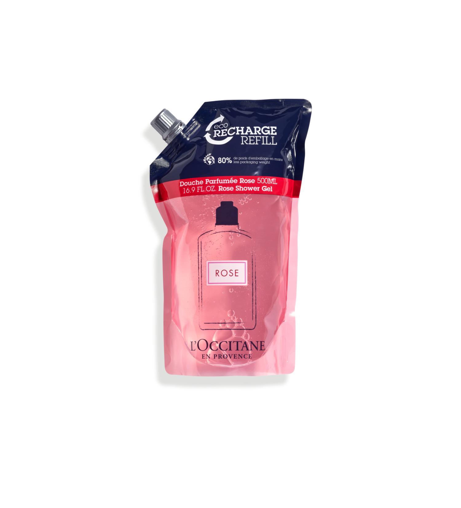 L'Occitane Rose Shower Gel Refill - Rose Shower Gel Ecological & Economical Refill - Refill 500 ml