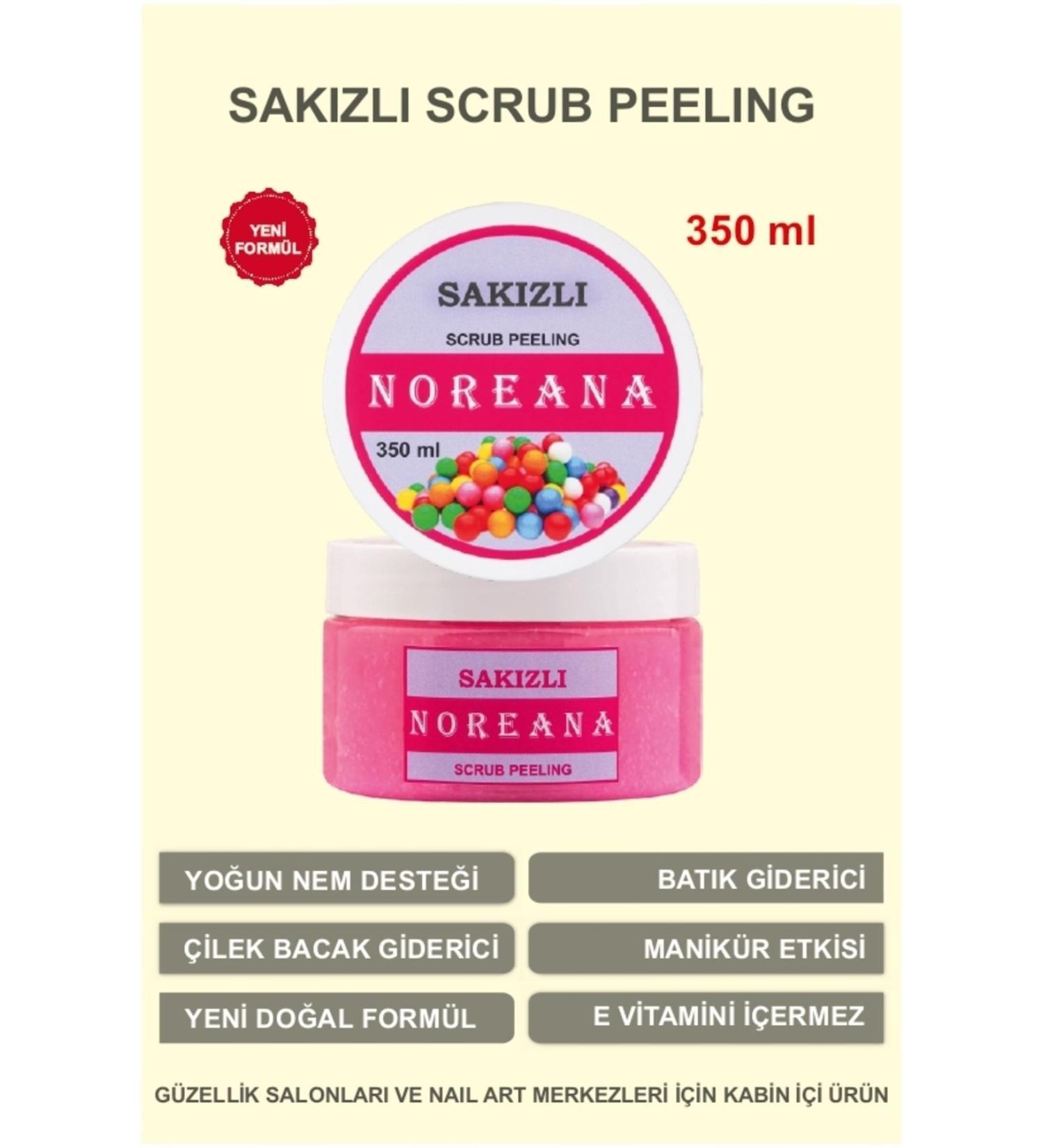 Noreana Gummy 350ml Scrub Peeling Ingrown & Strawberry Legs & Smooth Skin - Buy Online on GoSupps.com