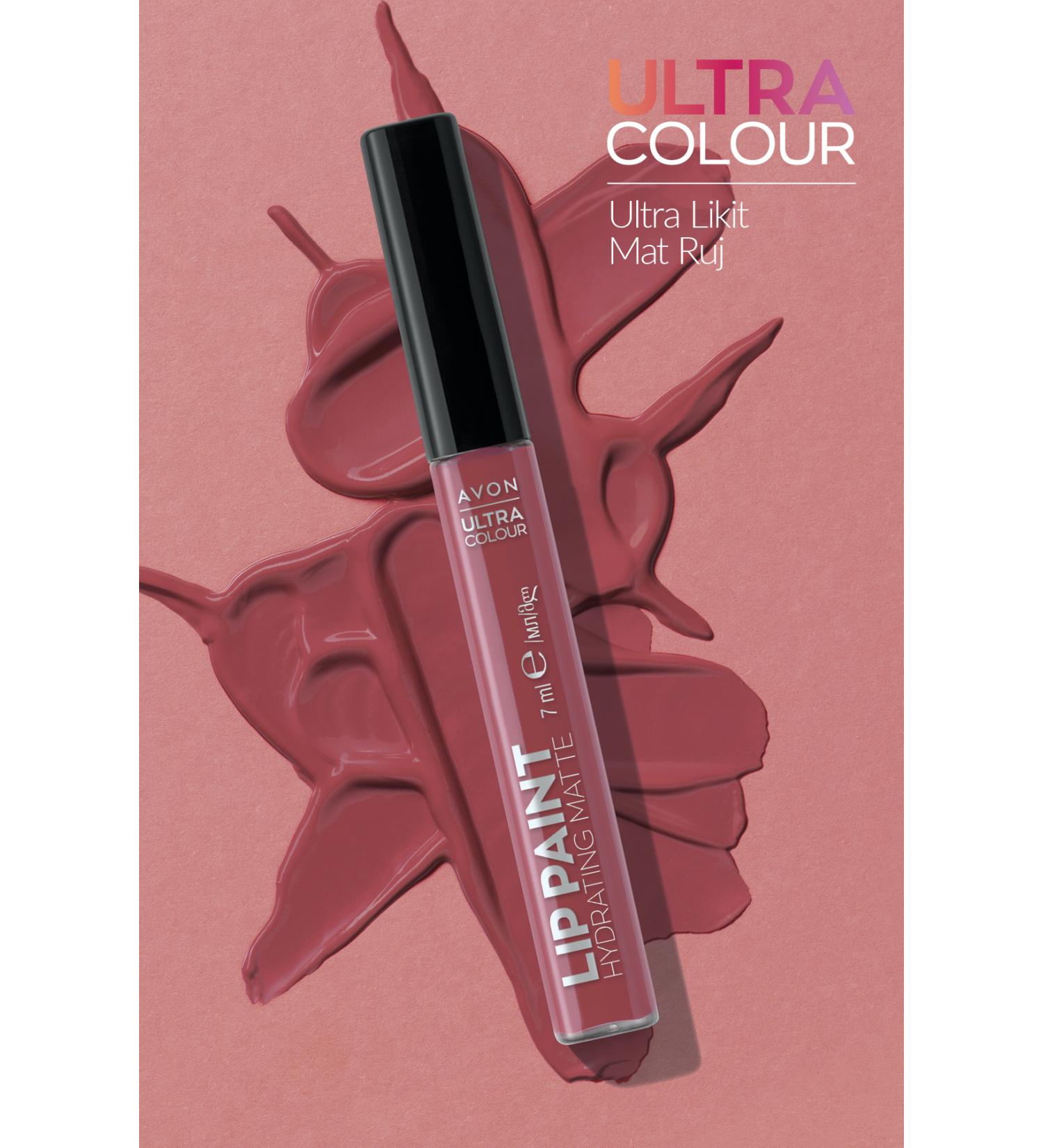 Avon Ultra Colour Ultra Liquid Matte Lipstick 7 Ml. Velvet Hibiscus