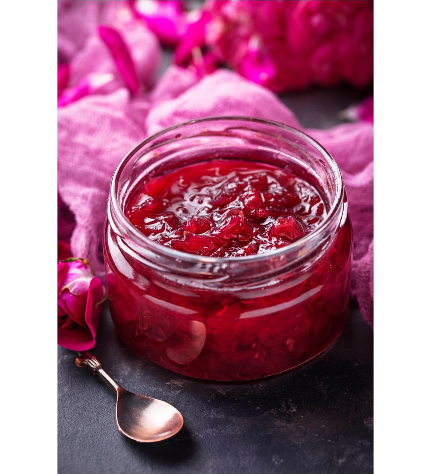 Hayriye Ana Local Products Rose Jam 400 G (Traditional Homemade 0 Natural)