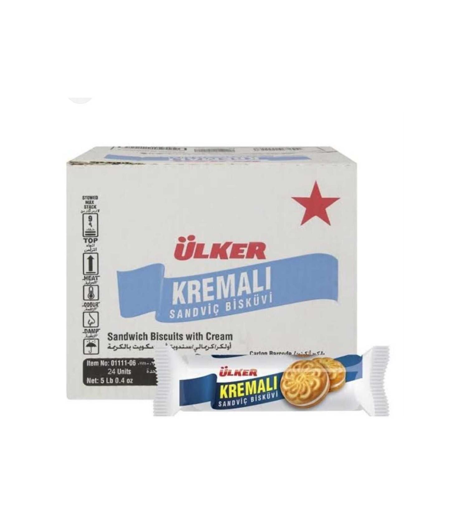 Ulker cream biscuits 61grX24pcs