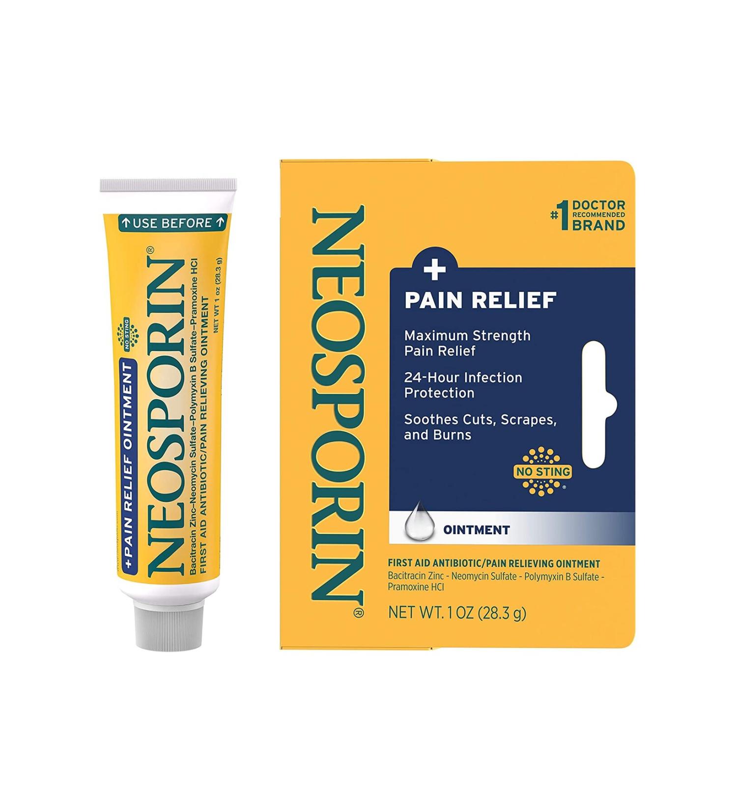 Neosporin Plus Maximum Strength Antibiotic Pain Relieving Ointment -28.3GR