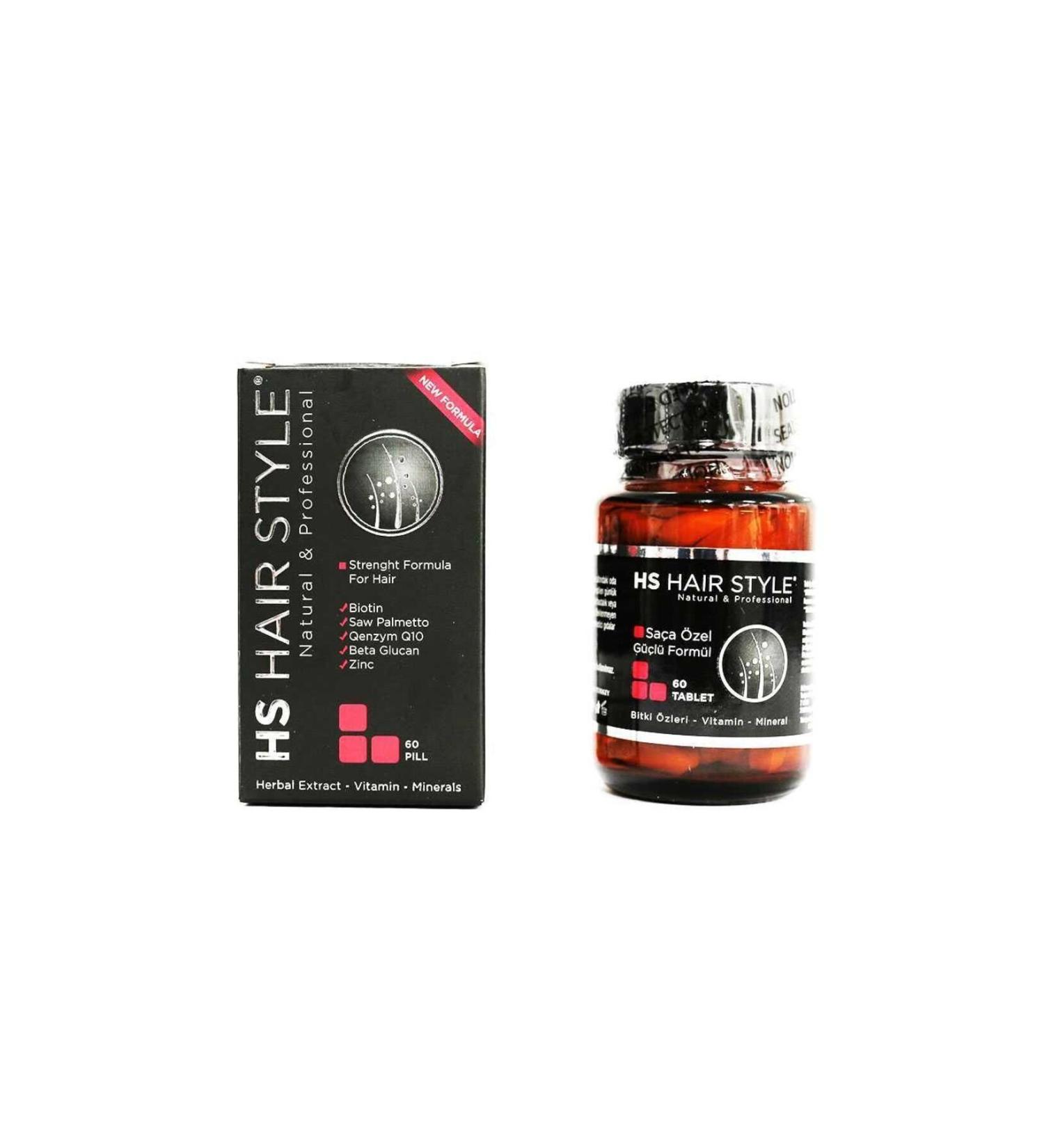 Hs Hair Style Hair Treatment Support Biotin Tablet 60 Tablets - Buy Online on GoSupps.com