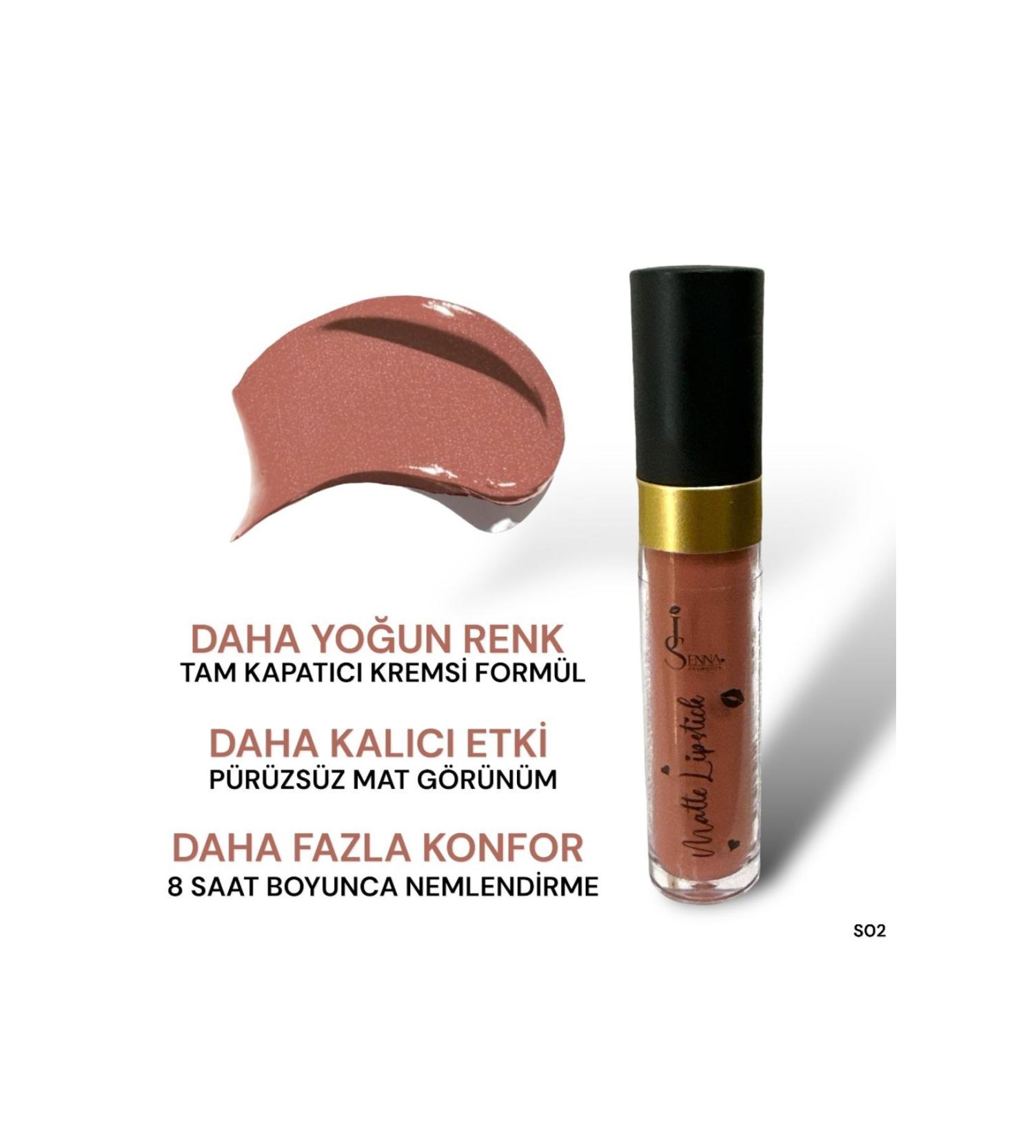 JSenna Matte Lipstick - Matte Lipstick S02