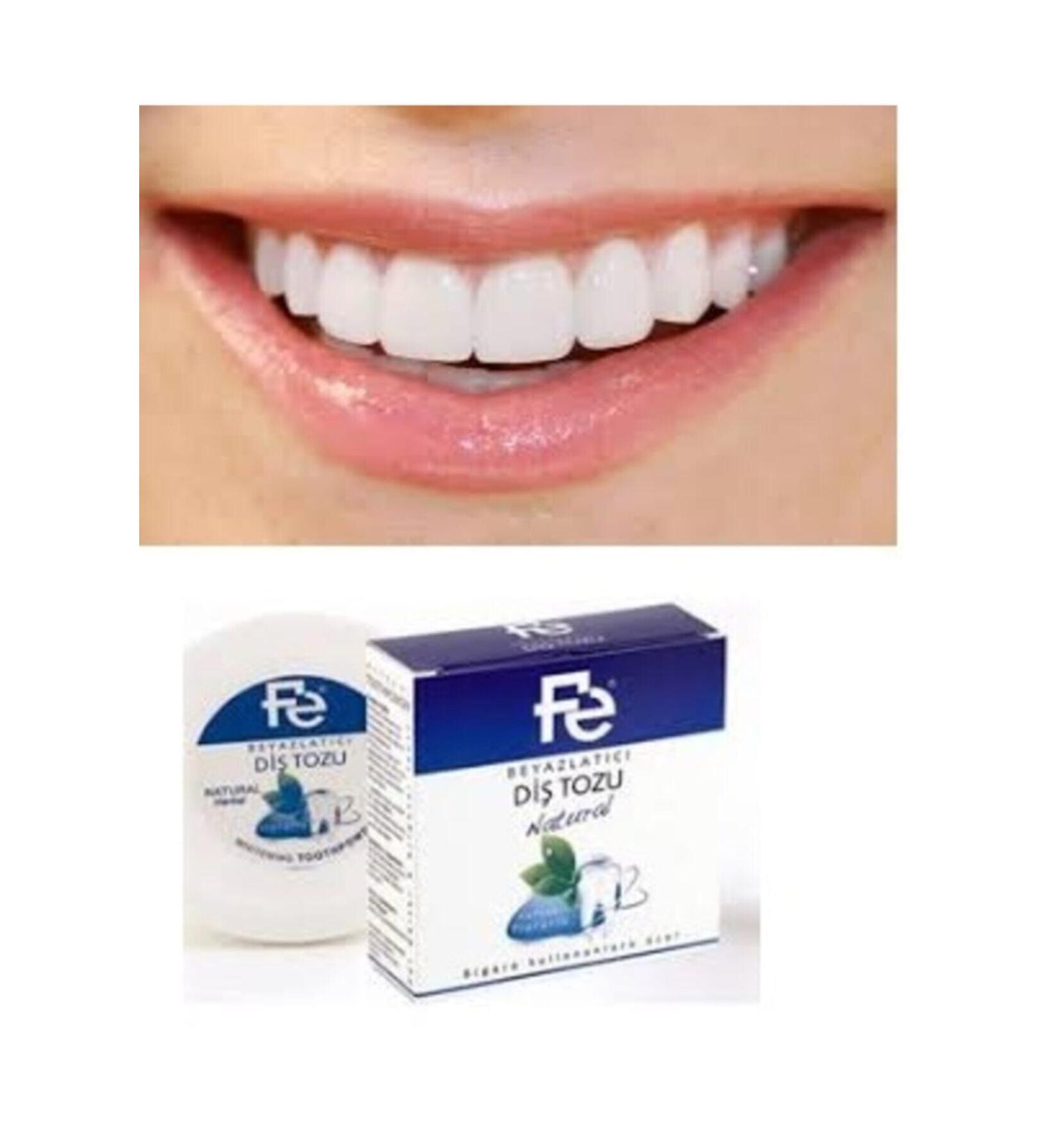 Fe Original Whitening Smokers Tooth Powder Fluoride Cigarette Tea Coffee Stain - Tartar Plaque Preventer - Buy Online on GoSupps.com