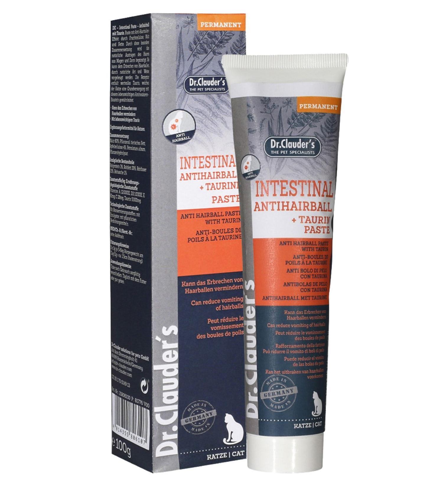 Dr. Clauder Intestinal Antihairball Taurine Paste 100 G