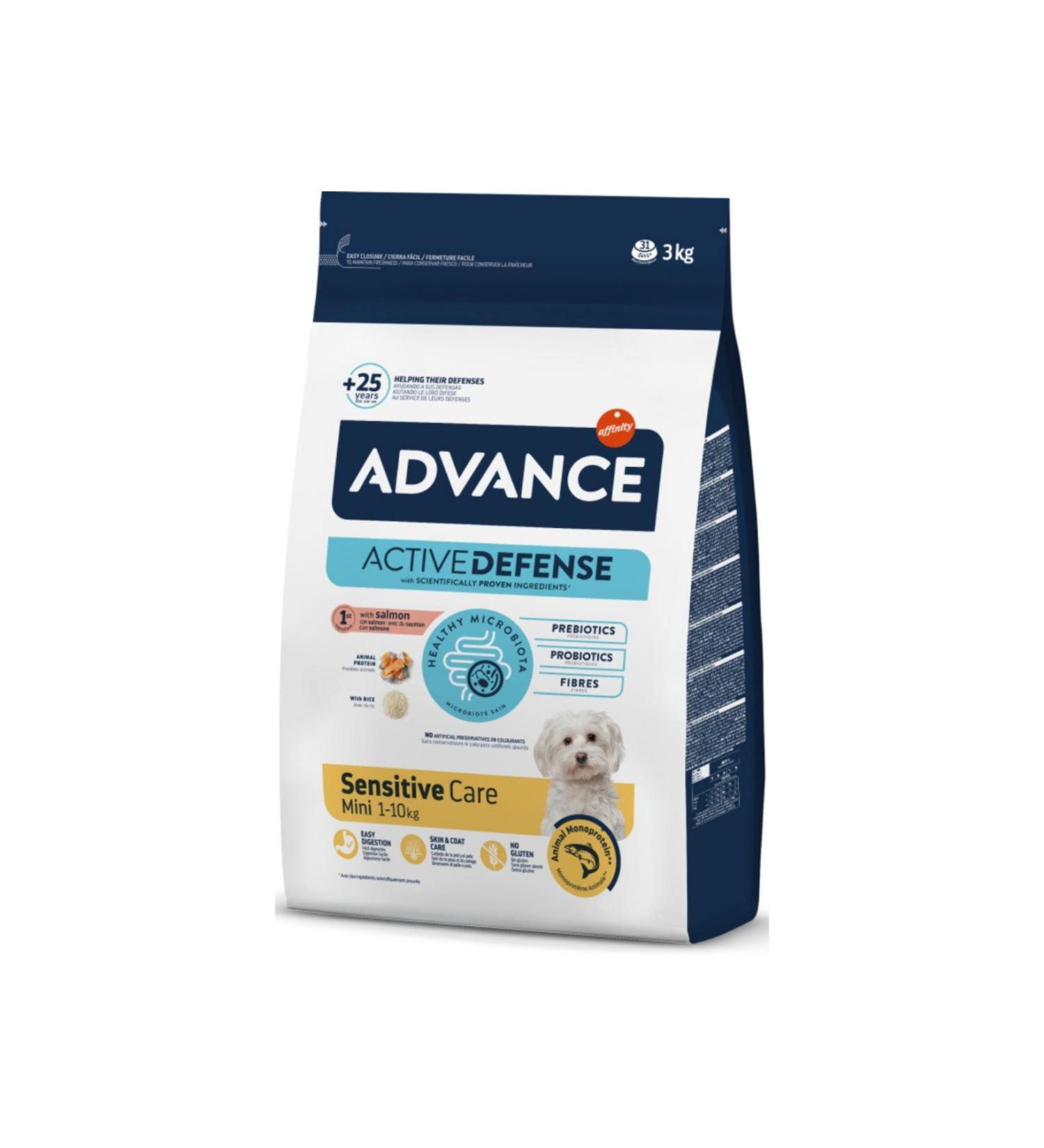 Advance Dog Mini Sensitive 3 Kg Sensitive Dog Food Salmon & Rice