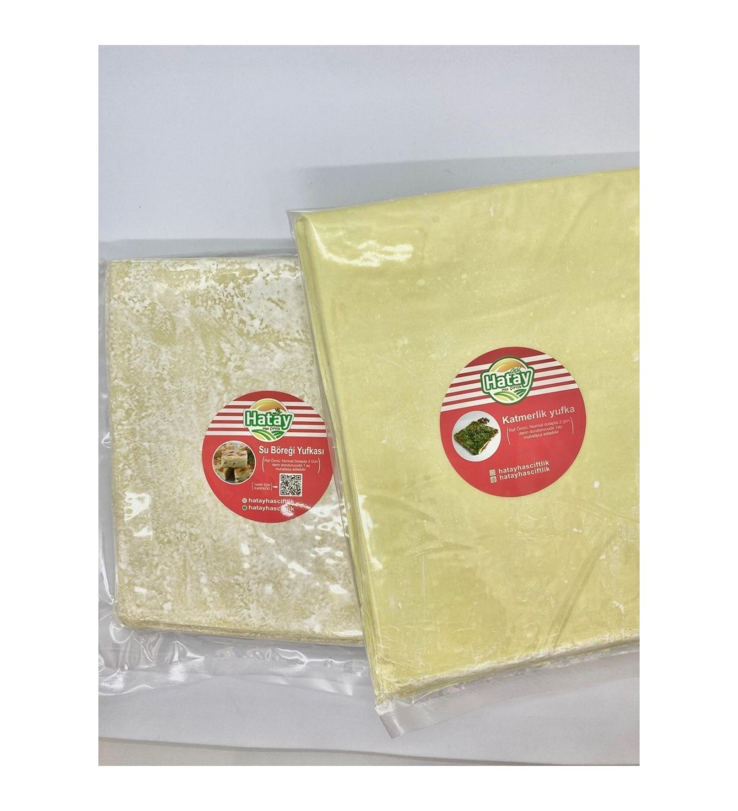 Hatay Has iftlik Yufka Set (1 kg Katmerlik-1 kg Su B rek Yufka)