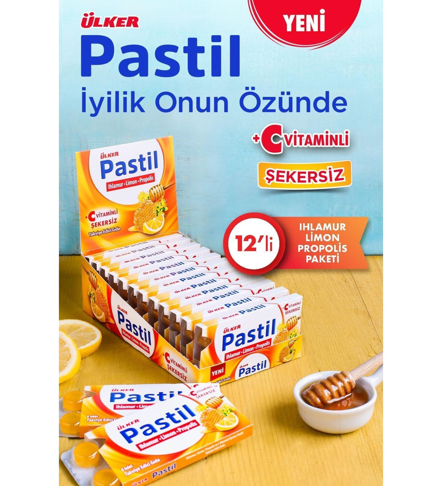 Ulker Pastil Linden&lemon&propolis X12 Pieces