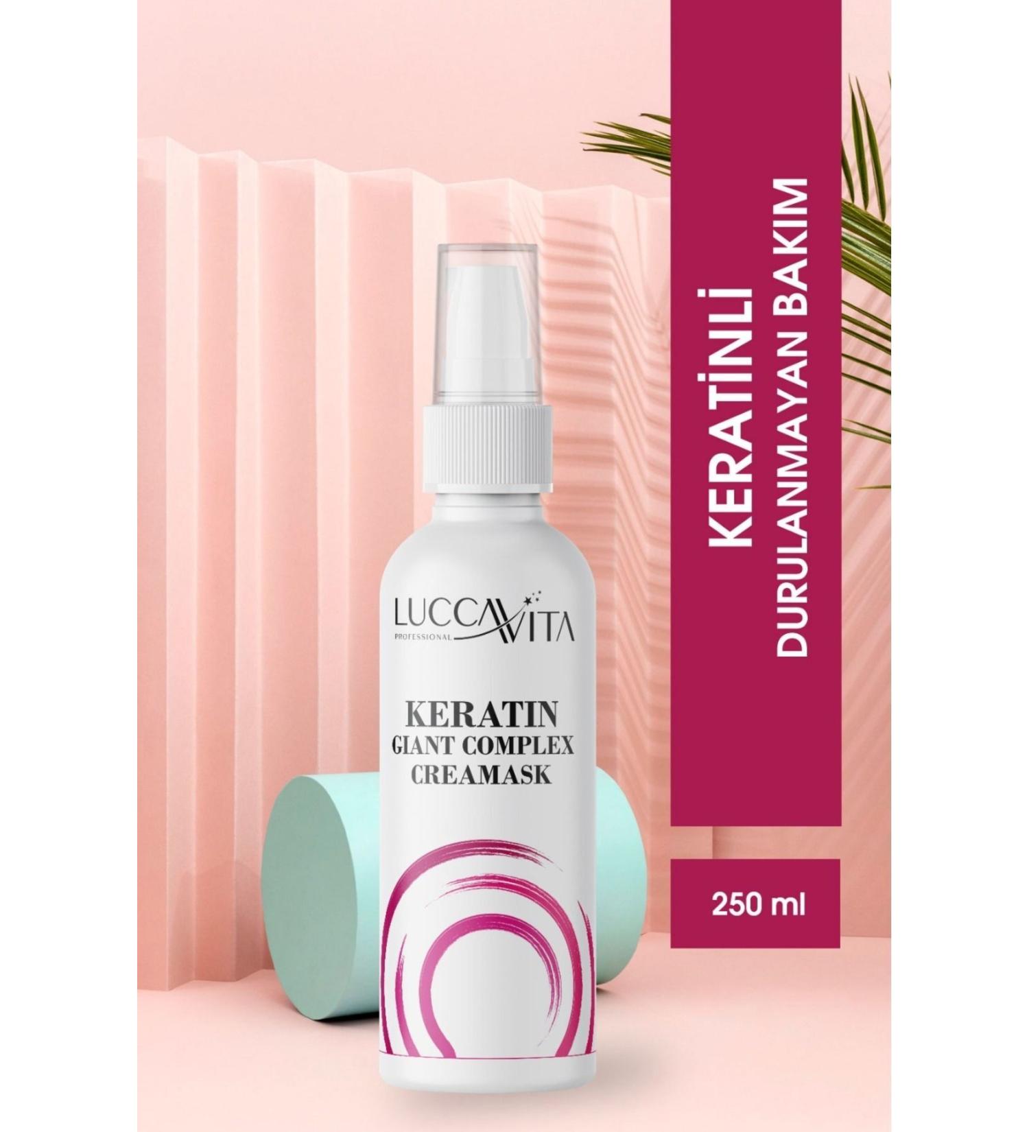 Lucca Vita Keratin Leave-In Hair Care Mask 250ml - Buy Online on GoSupps.com