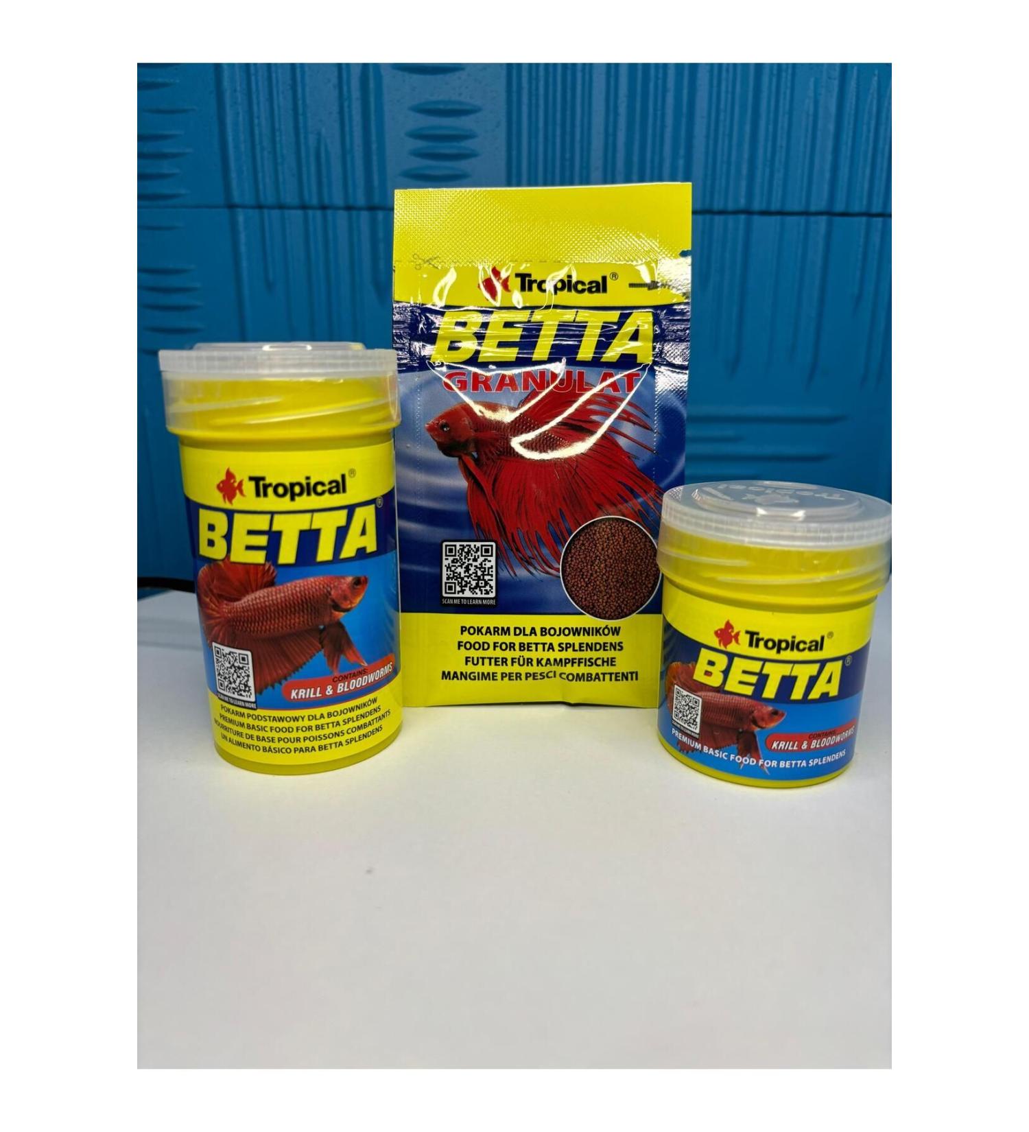 Tropical TRIPLE BETTA FOOD SET