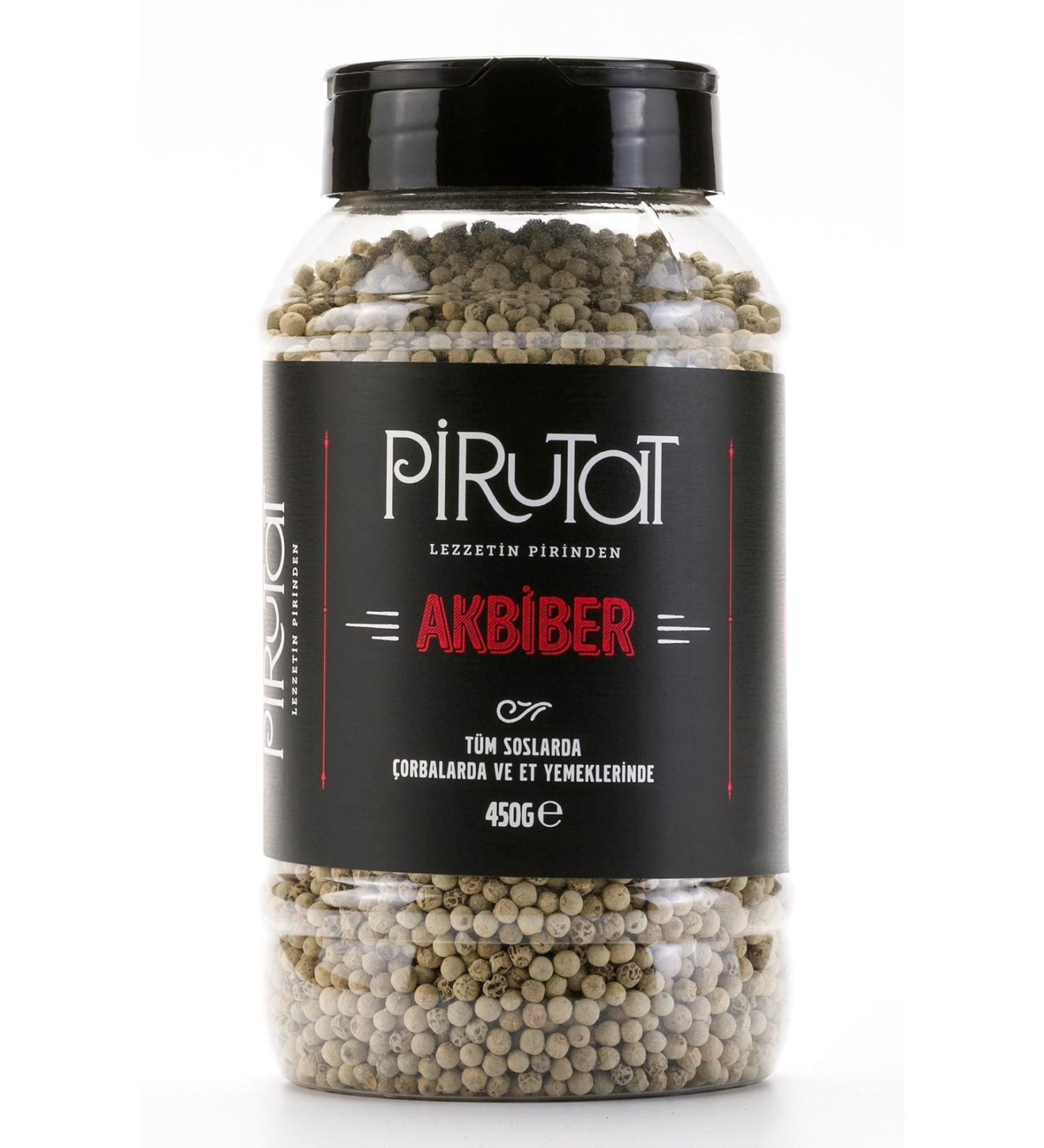 pirutat White Pepper White Black Pepper 450 gr Fip Top Cover