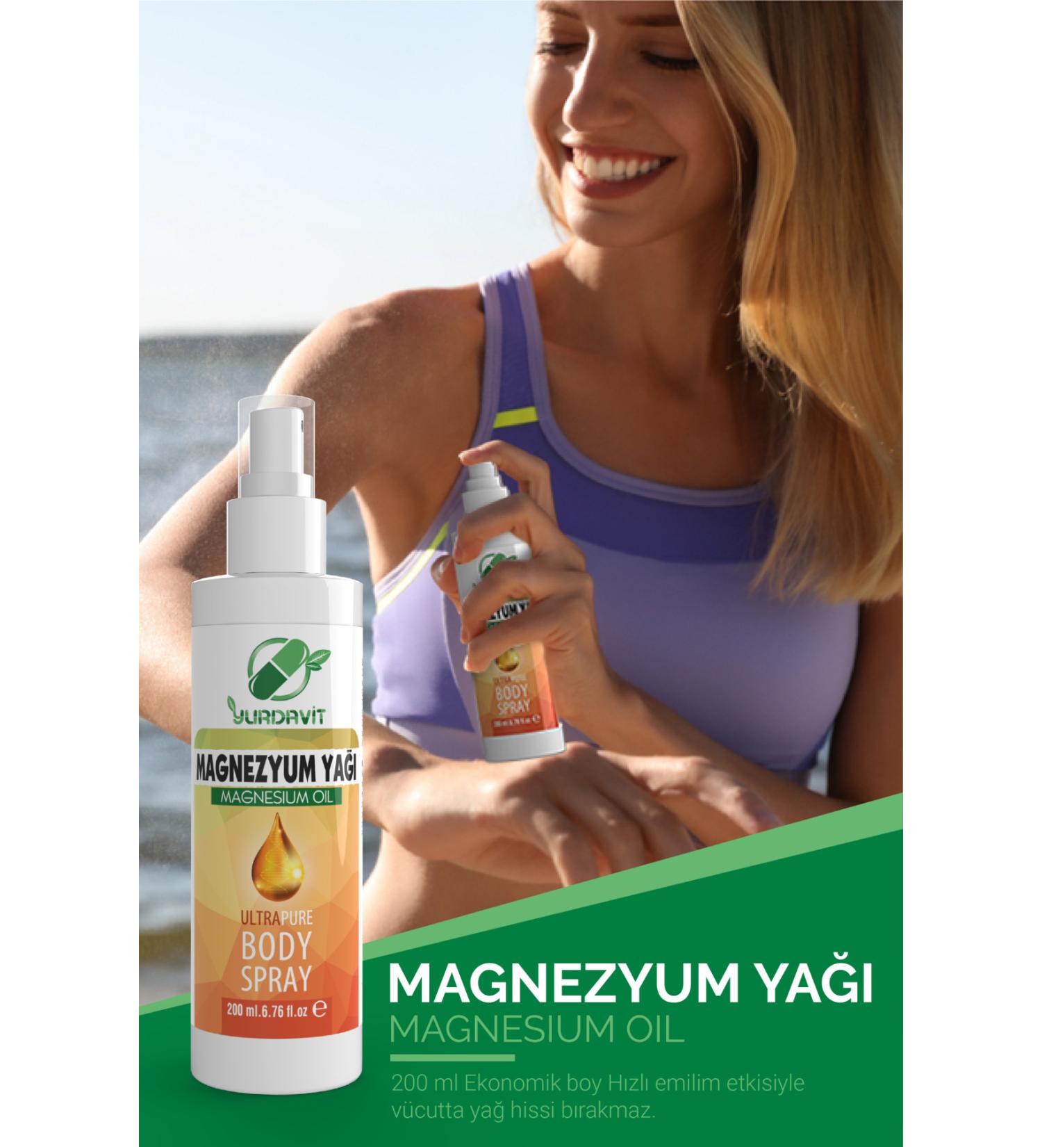 Yurdavit Magnesium Oil Economic Size 200 Ml Unflavored - Buy Online on GoSupps.com