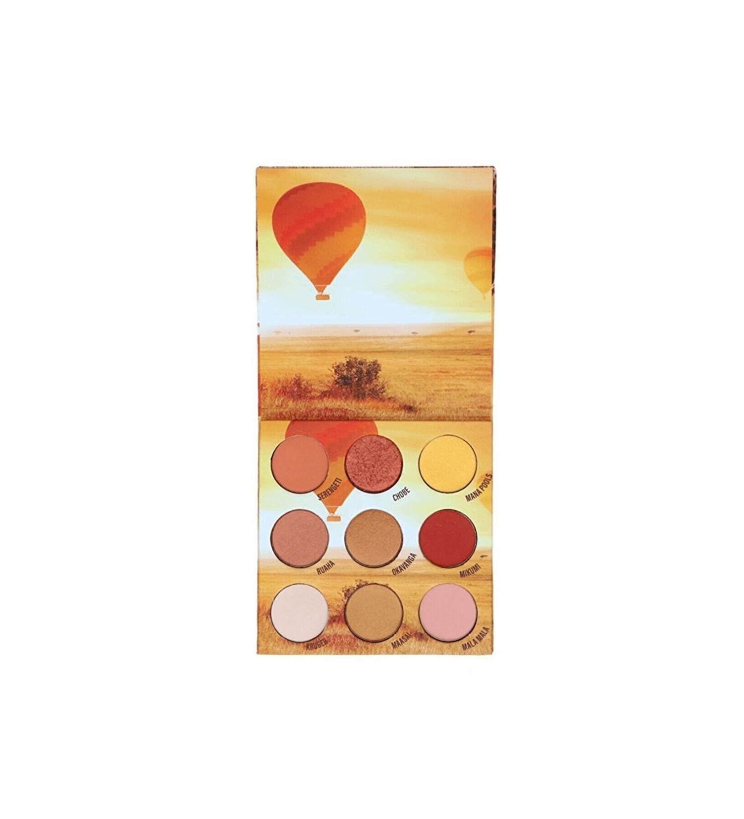 Brooklyn Go Wild And Be Gorgeous Eyeshadow Palette 9 Pieces (For Bold & Flashy Makeup Lovers)