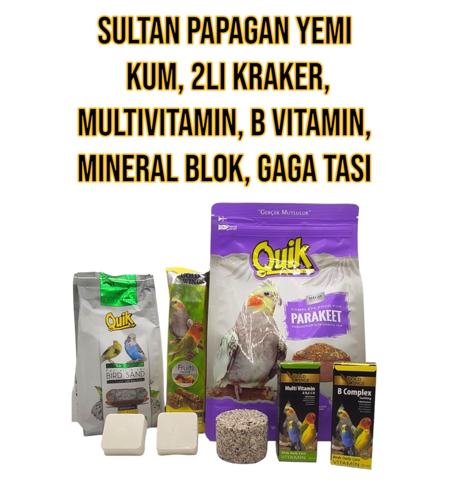 ozzipetshop Sultan Papagani Food Vitamin Cracker Sand