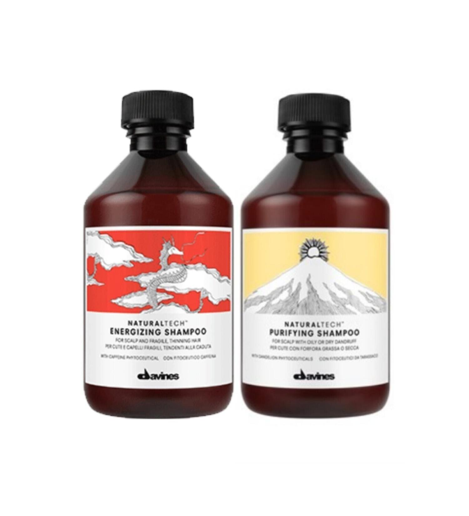 Davines Energizing 250 Ml + Purifying 250 ml shampoo evaonline