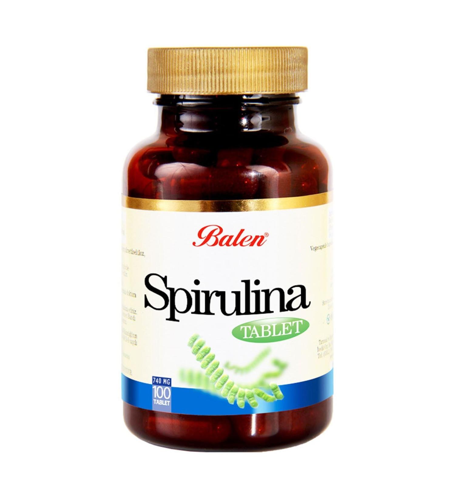 Balen Seaweed Spirulina Tablet 740 mg 100 Tablets