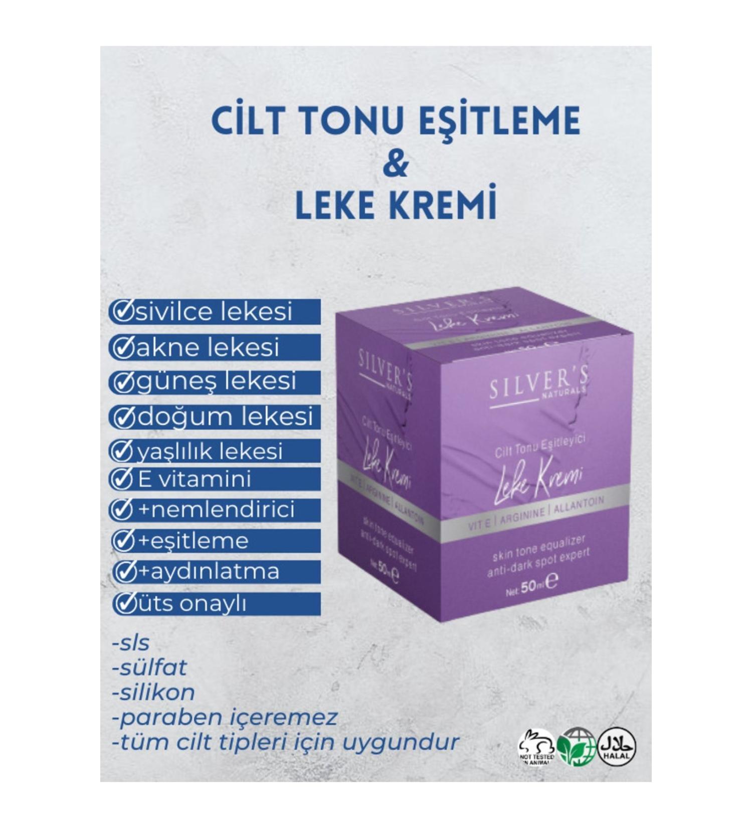 Silver's Naturals Anti-Spot Skin Tone Equalizer with Vitamin E-50ml (ACNE BIRTH AGE SPOT SUNBURN) - Buy Online on GoSupps.com