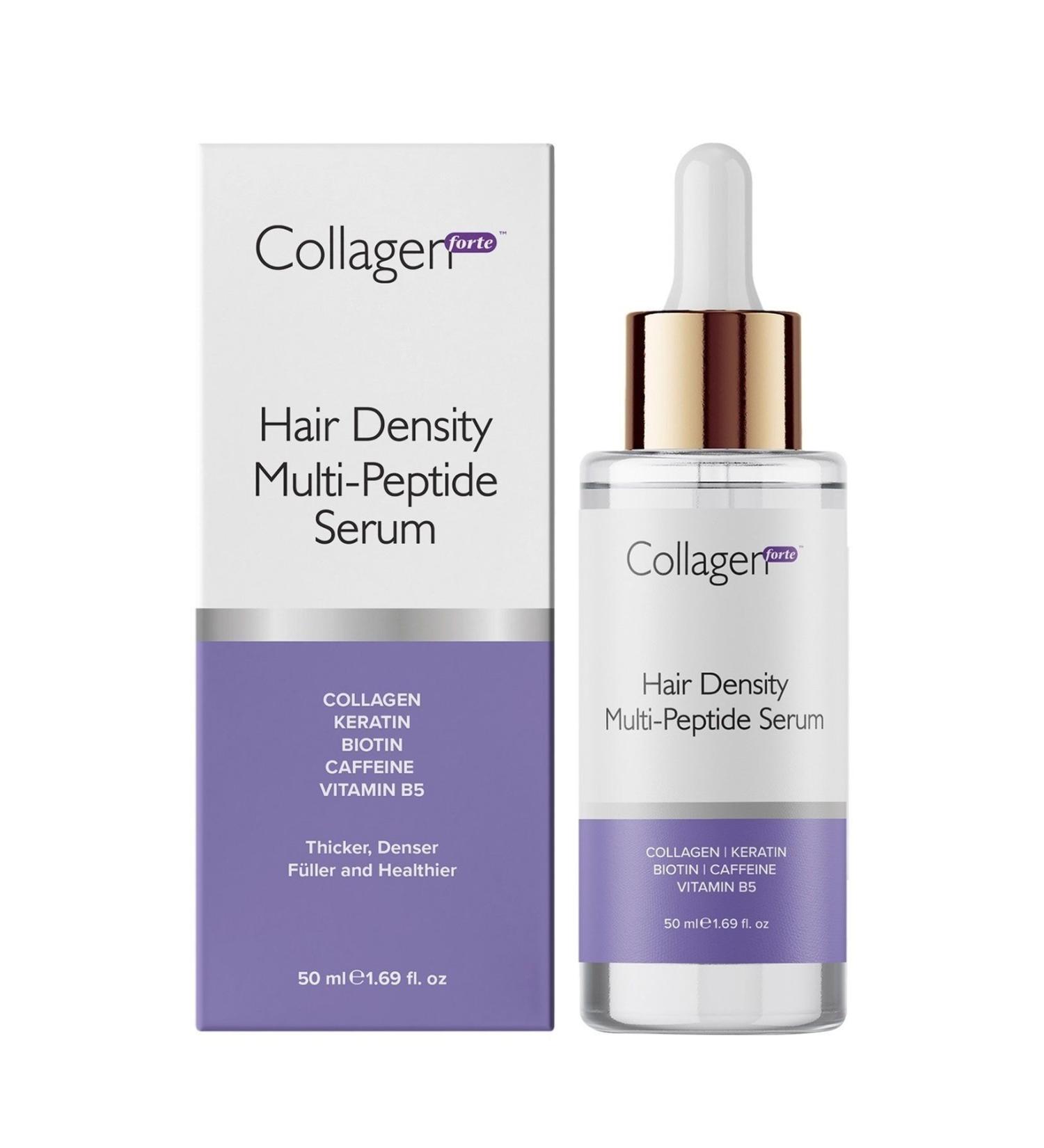 Collagen Forte Platinum Anti-Hair Loss Serum 50ml Contains Collagen Biotin Vitamin B5 & Keratin - Buy Online on GoSupps.com