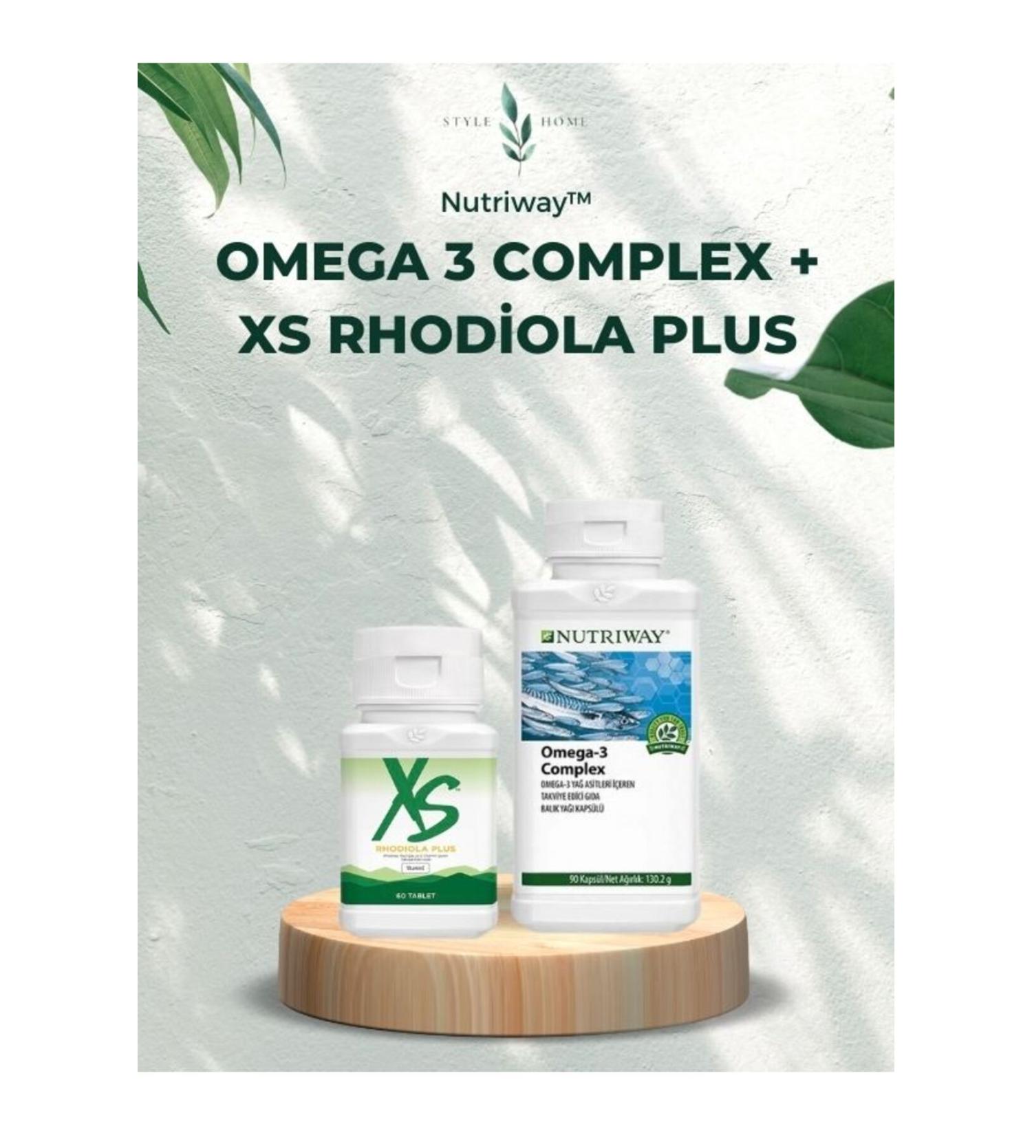 Amway Active Life Set Omega 3 Complex + XS Rhodiola Plus - Buy Online on GoSupps.com