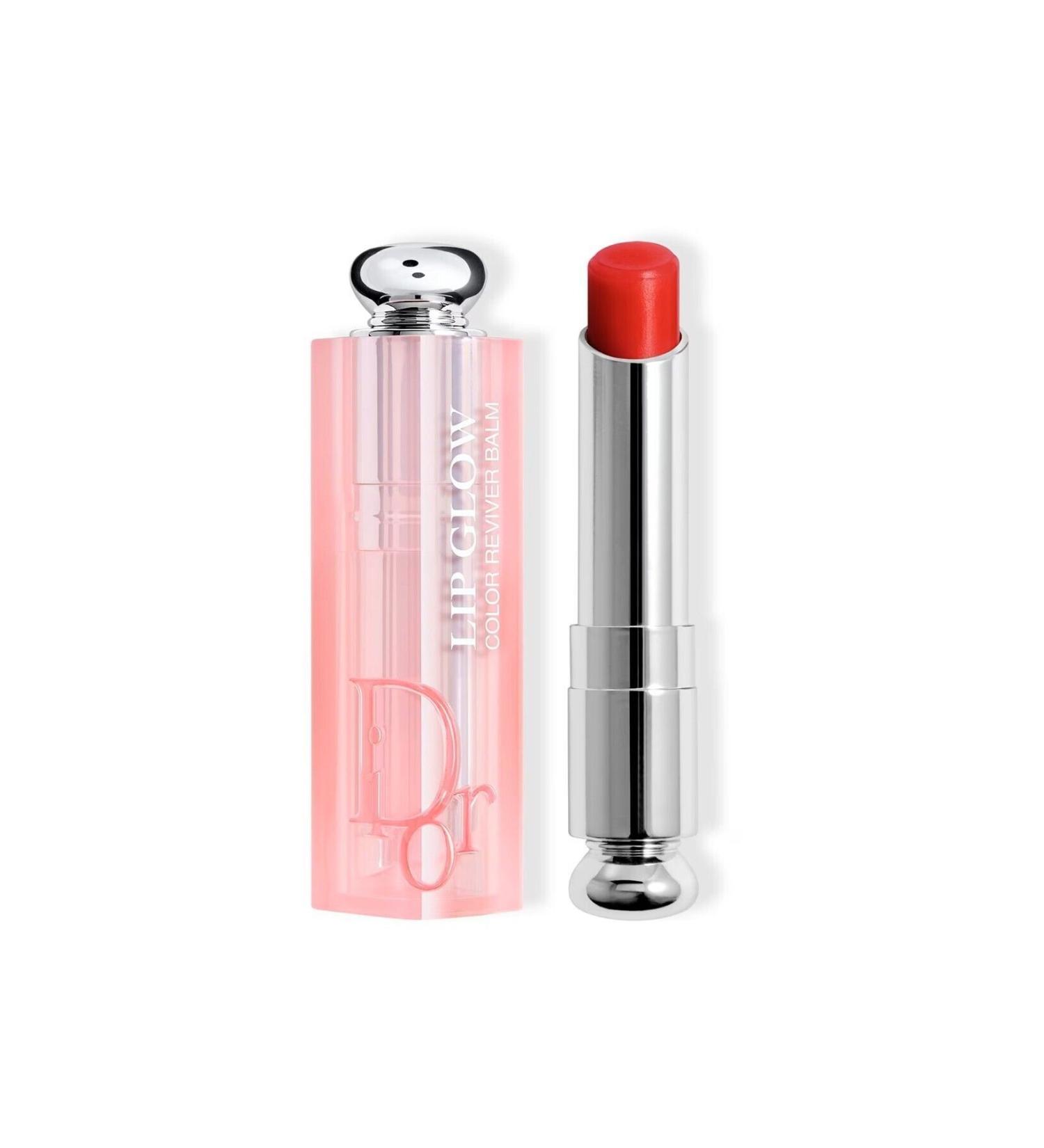 Dior 031 Strawberry Addict Lip Glow - 24 Hour Refreshing Shine Lip Gloss With Cherry Oil