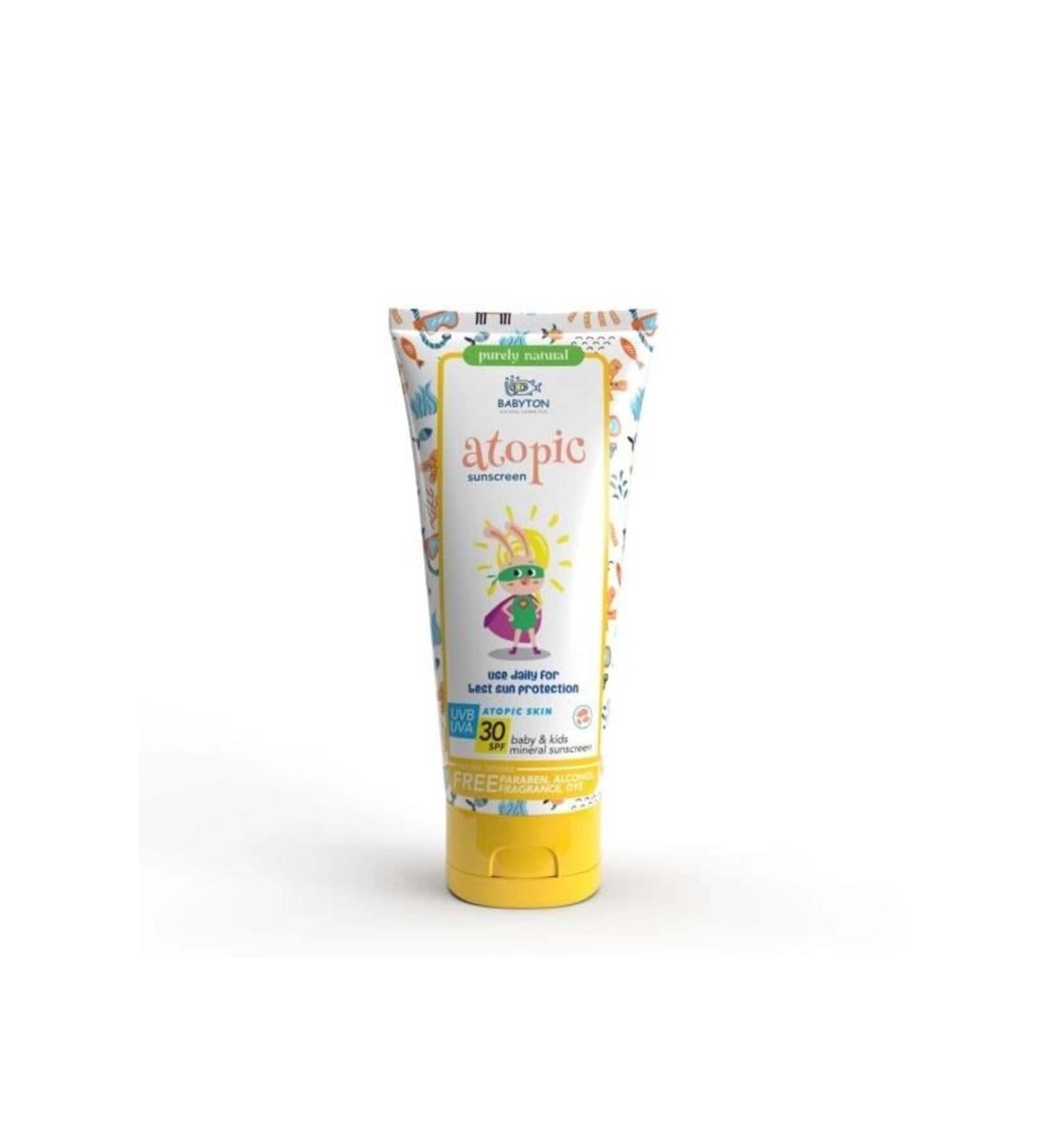 BABYTON Atopic Sunscreen Cream for Babies and Children