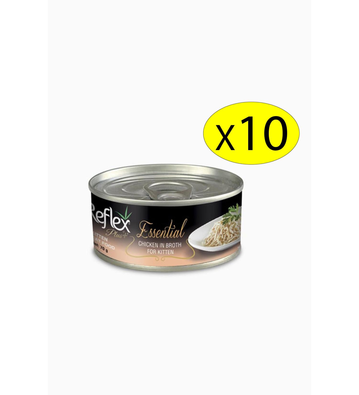 Reflex Plus Chicken Kitten Canned Food 70gr-10