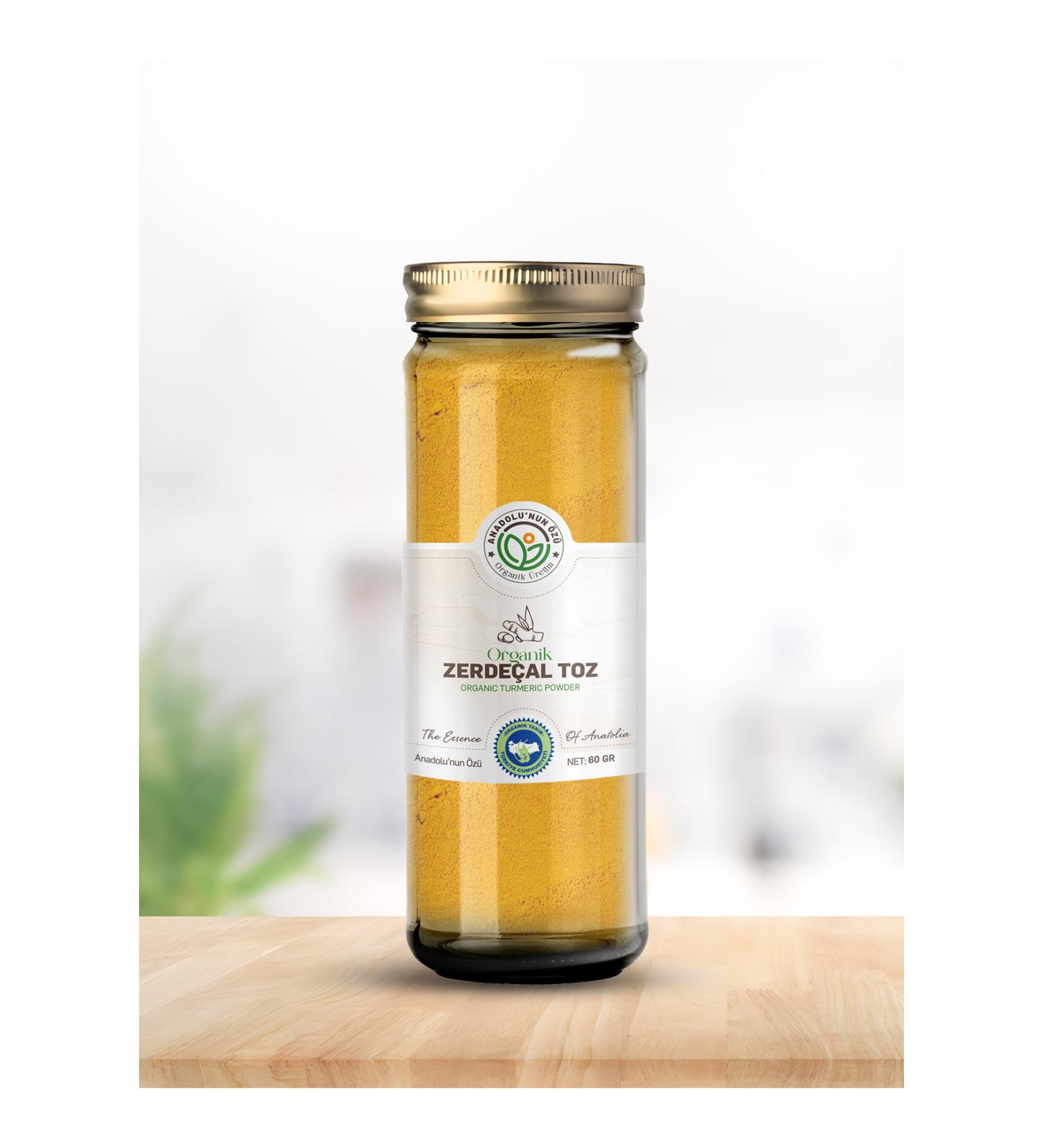 the essence of anatolia organic production ORGANIC TURMERIC POWDER ''60gr''
