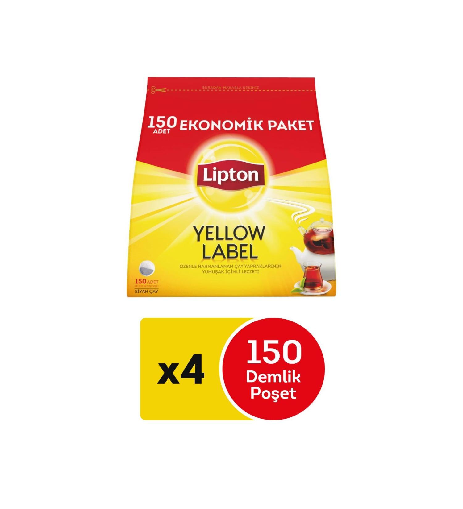 Lipton Yellow Label Teapot Tea Bag 150 x 4 pieces