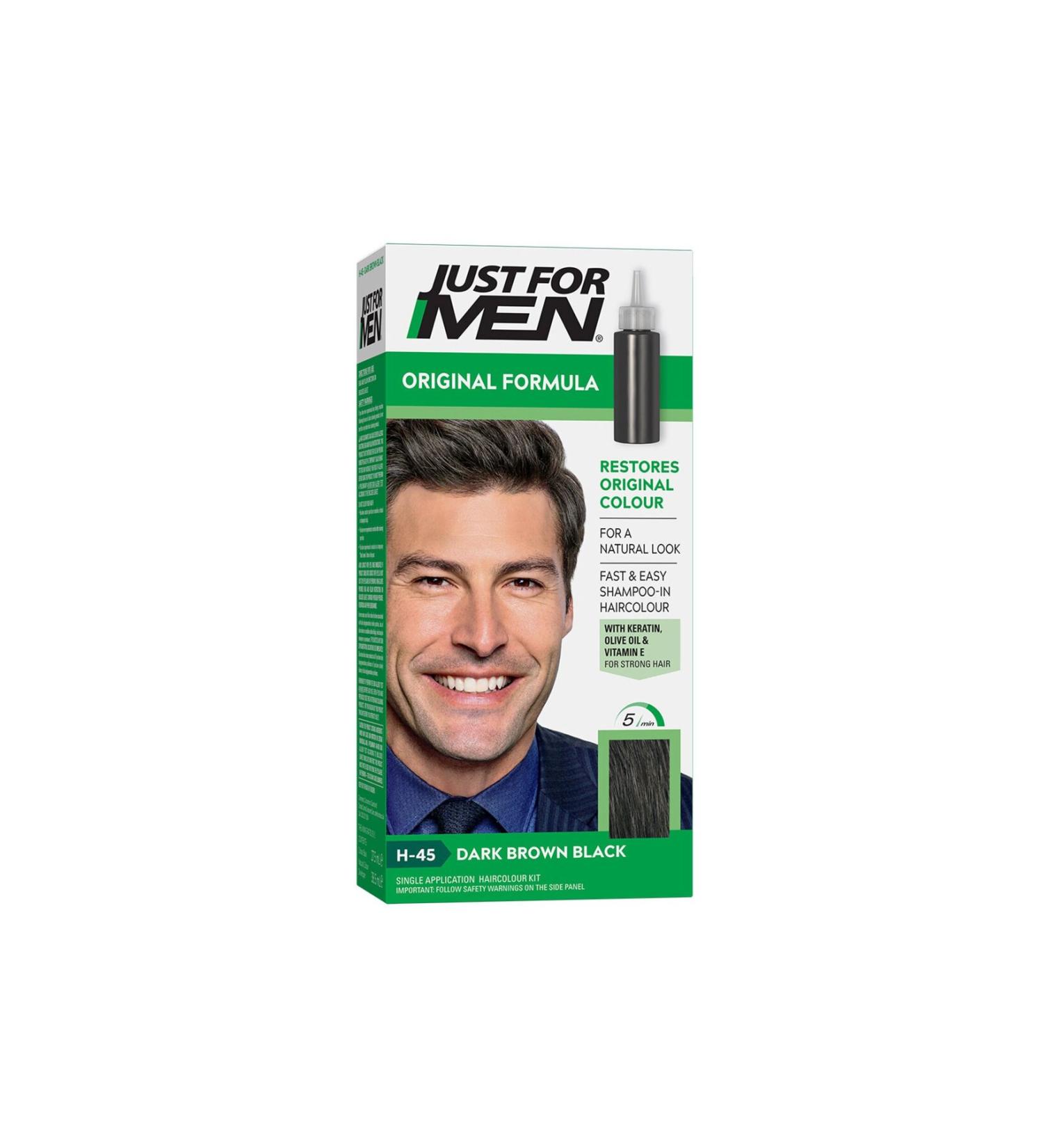 Just For Men Hair Dye Dark Brown Black H-45