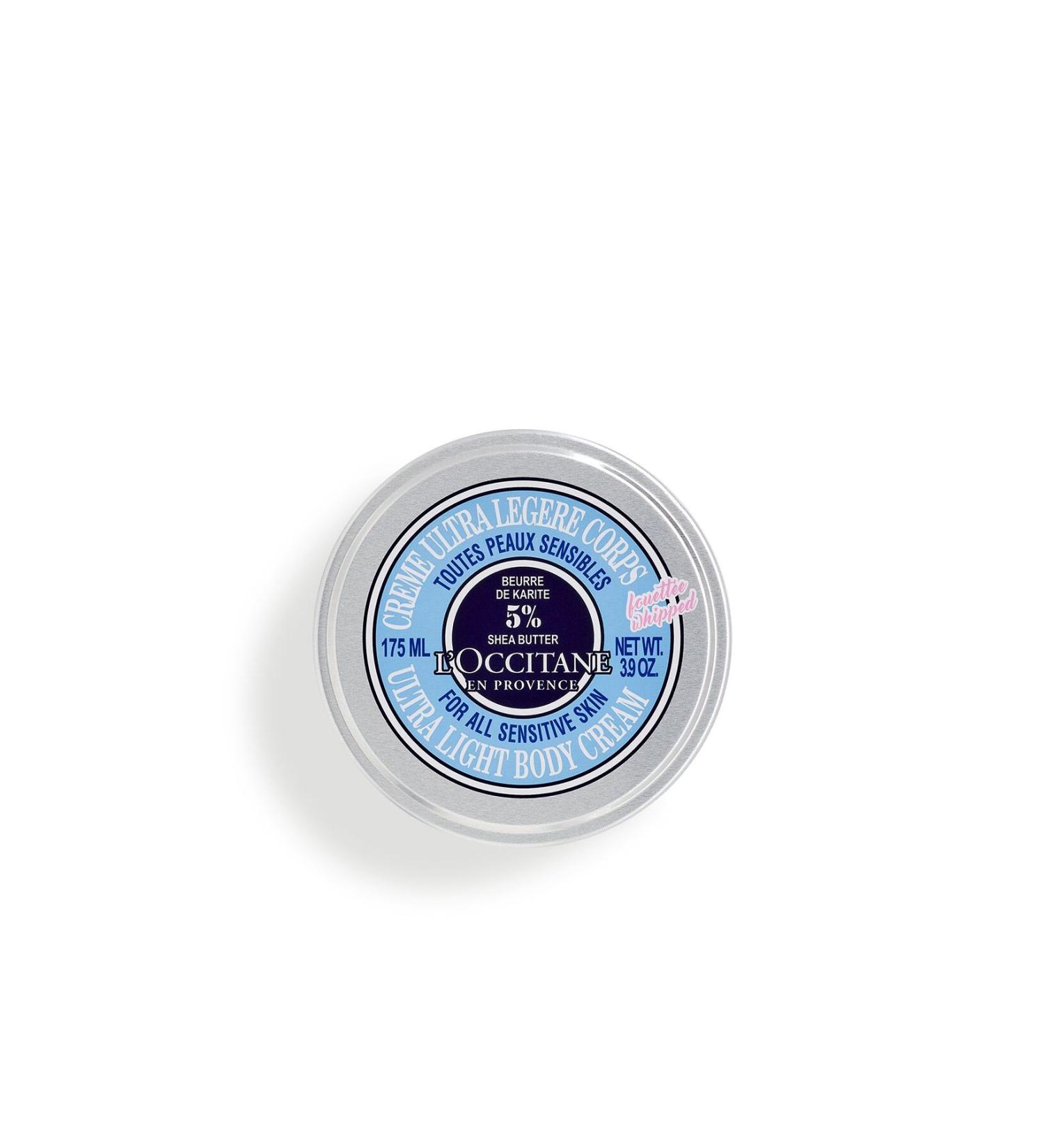 L'Occitane Shea Butter Ultra Light Body Cream - Shea Body Cream - 175 ml - Buy Online on GoSupps.com