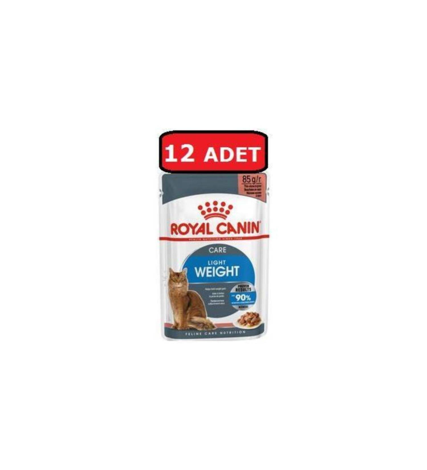 Royal Canin Light Weight Care Gravy Adult 85 gr X 12 Pieces Wet Cat Food Punch - Buy Online on GoSupps.com
