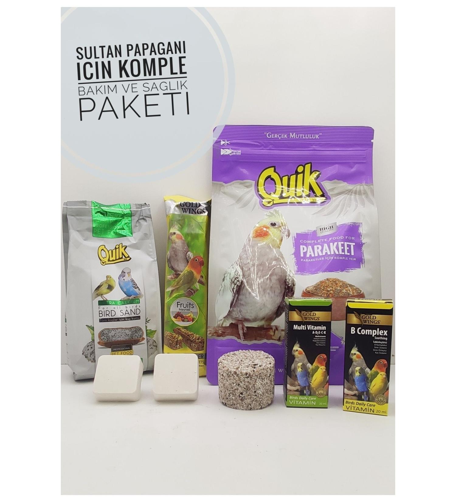 ozzipetshop Sultan Parrot Food Set