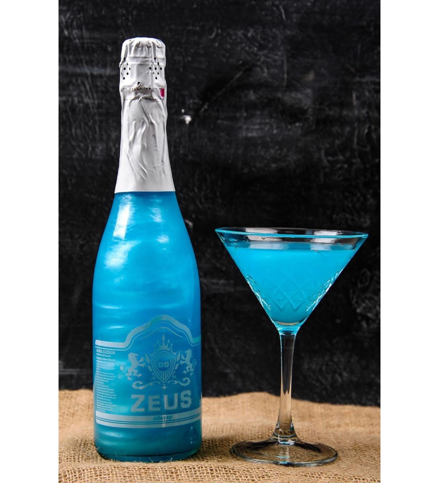 OS ZEUS Sparkling Non-Alcoholic Champagne* - Blue / Blueberry & Pineapple
